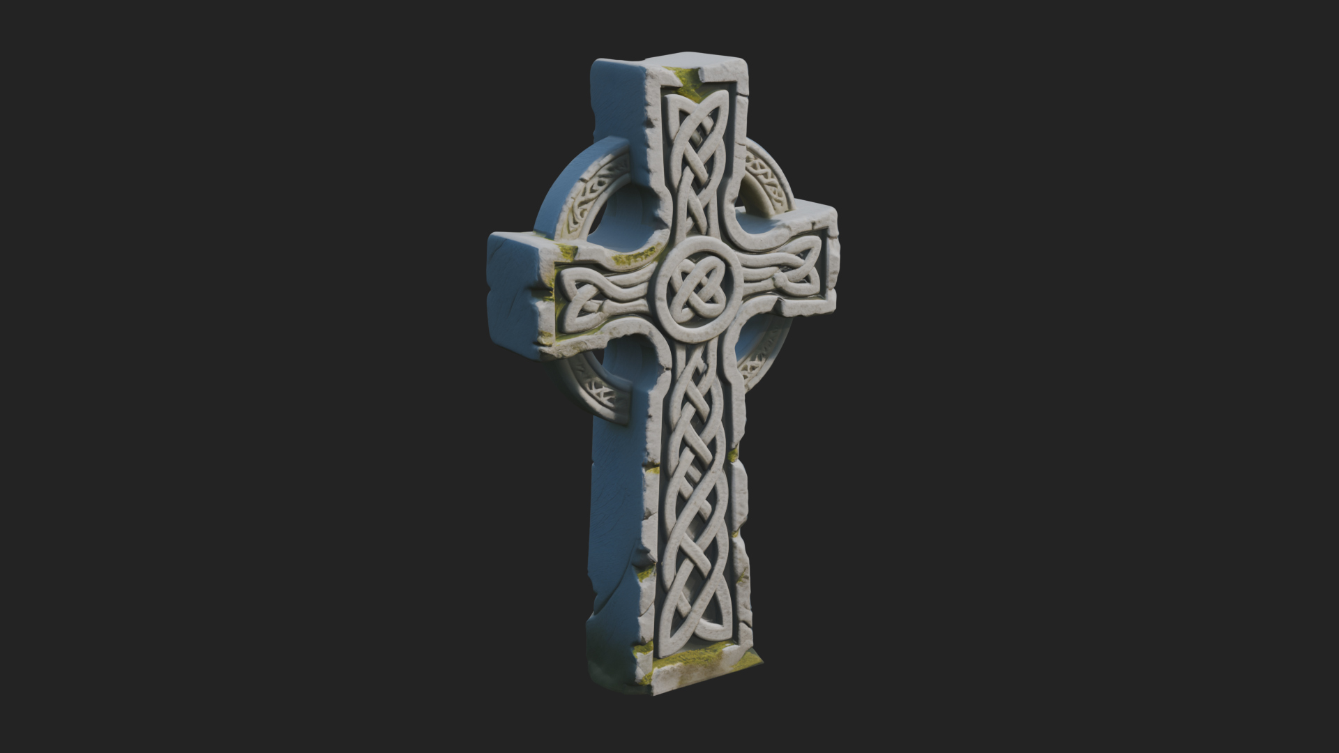 Celtic Cross Statue Design 6 3D Print Model 3D Model