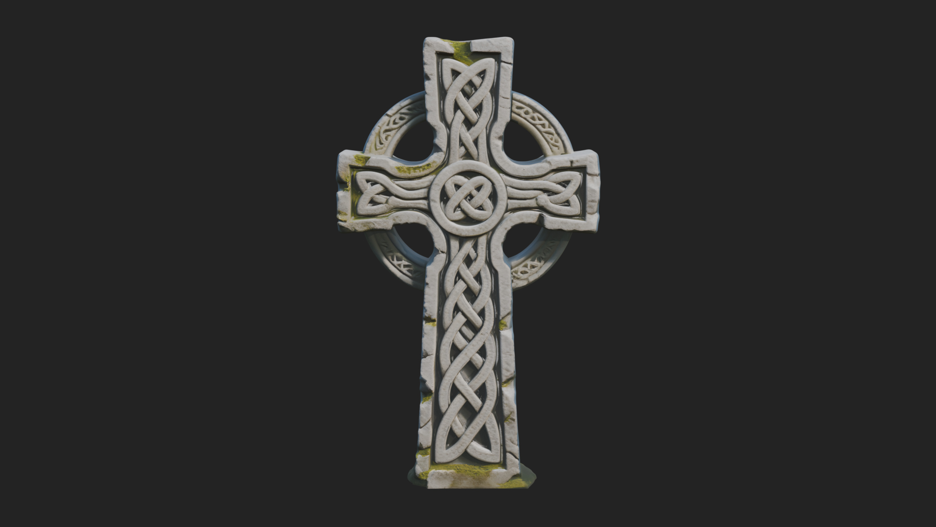 Celtic Cross Statue Design 6 3D Print Model 3D Model