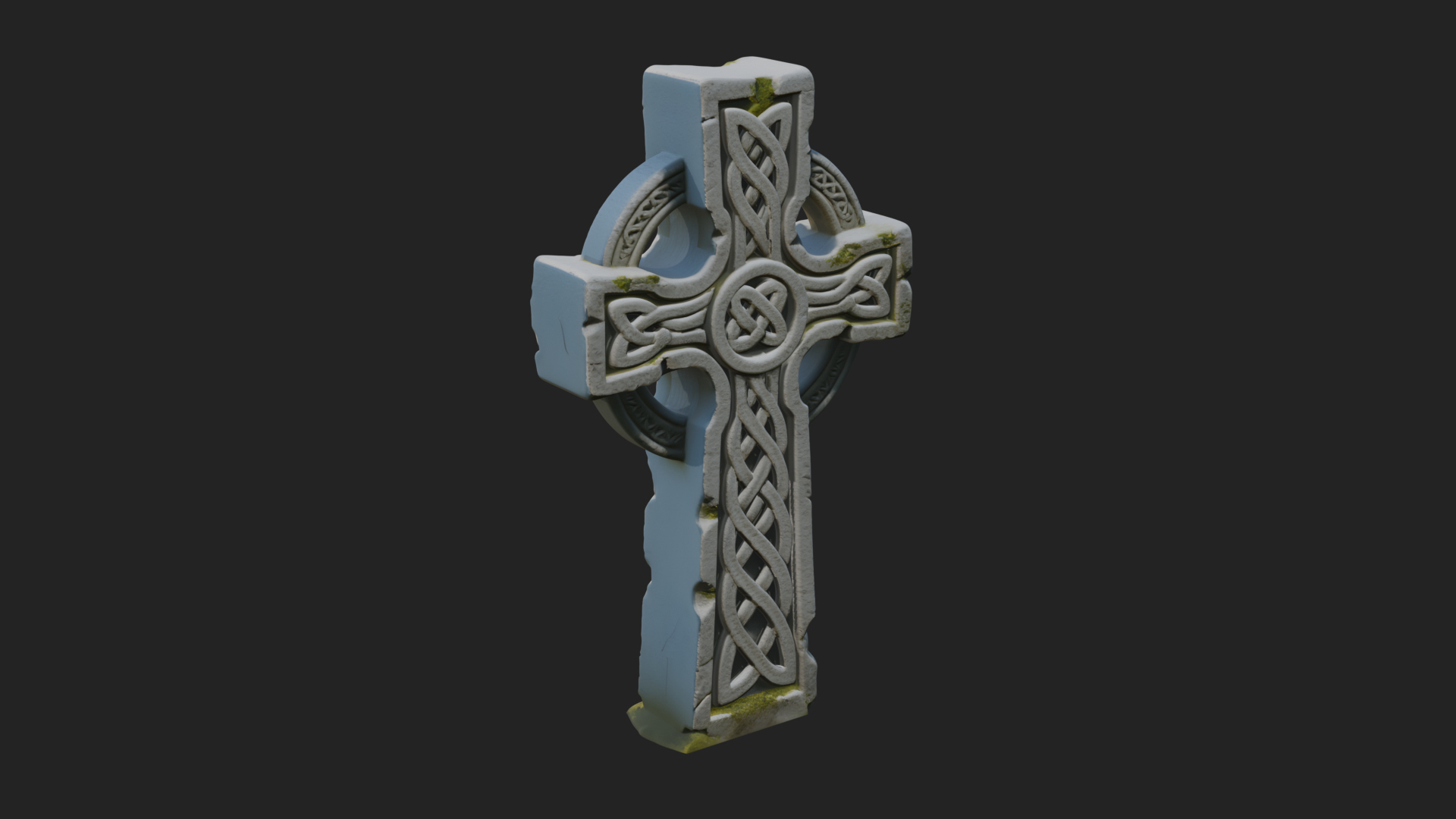 Celtic Cross Statue Design 6 3D Print Model 3D Model