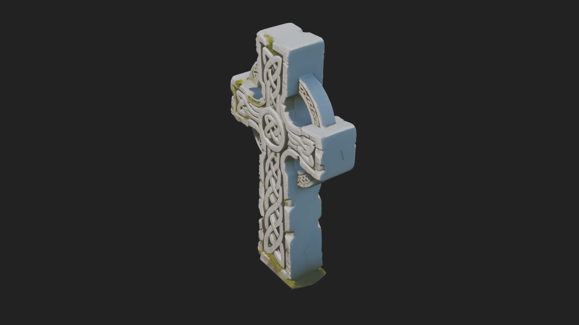 Celtic Cross Statue Design 6 3D Print Model 3D Model
