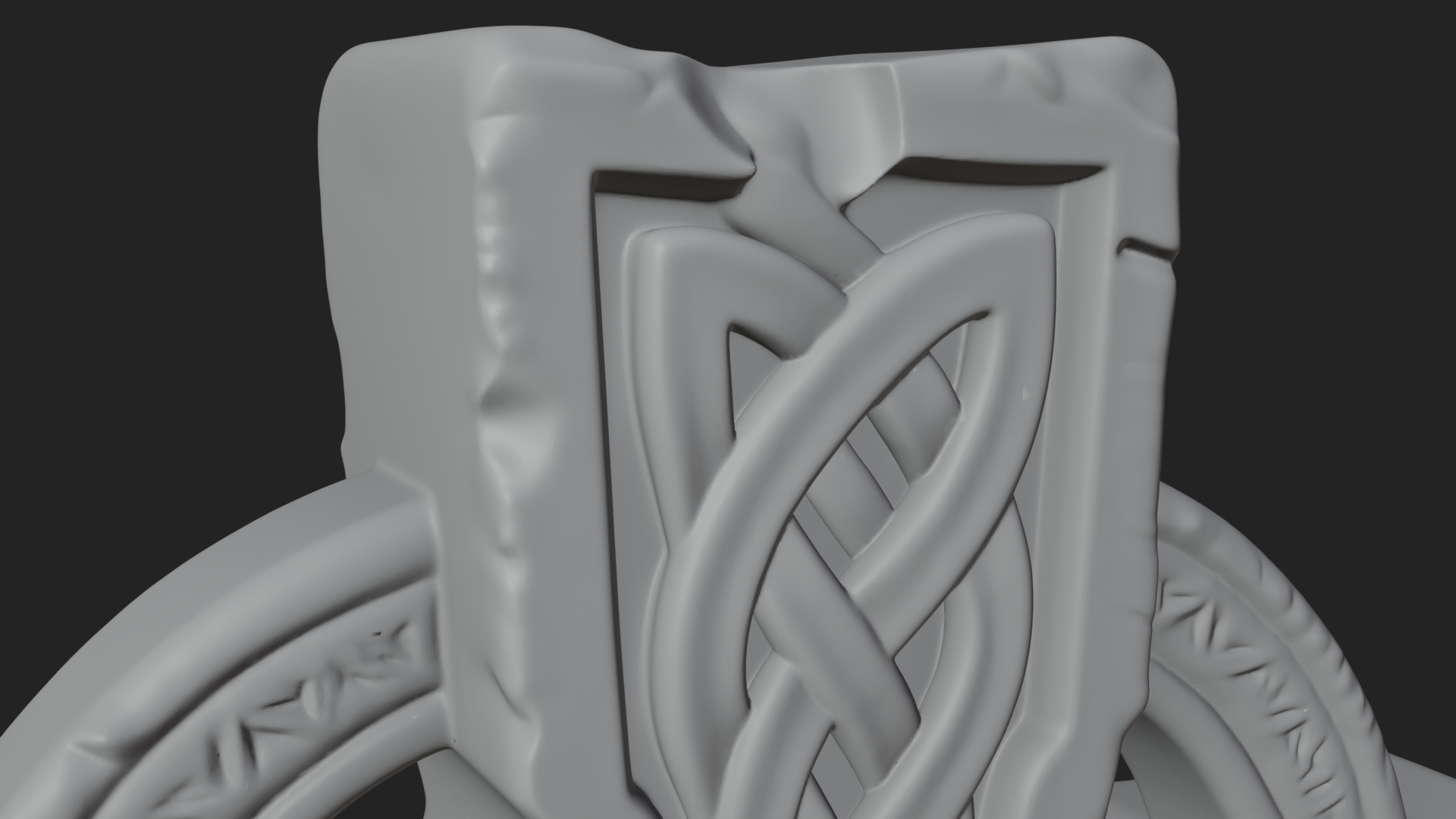 Celtic Cross Statue Design 6 3D Print Model 3D Model