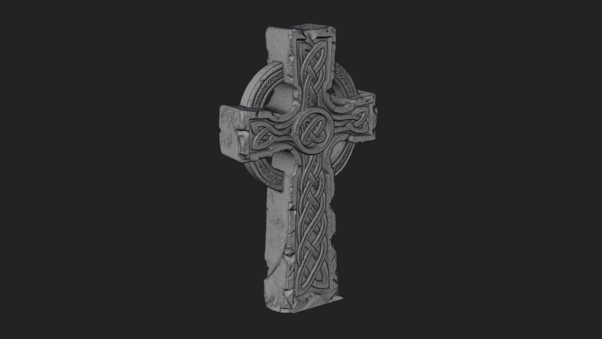Celtic Cross Statue Design 6 3D Print Model 3D Model
