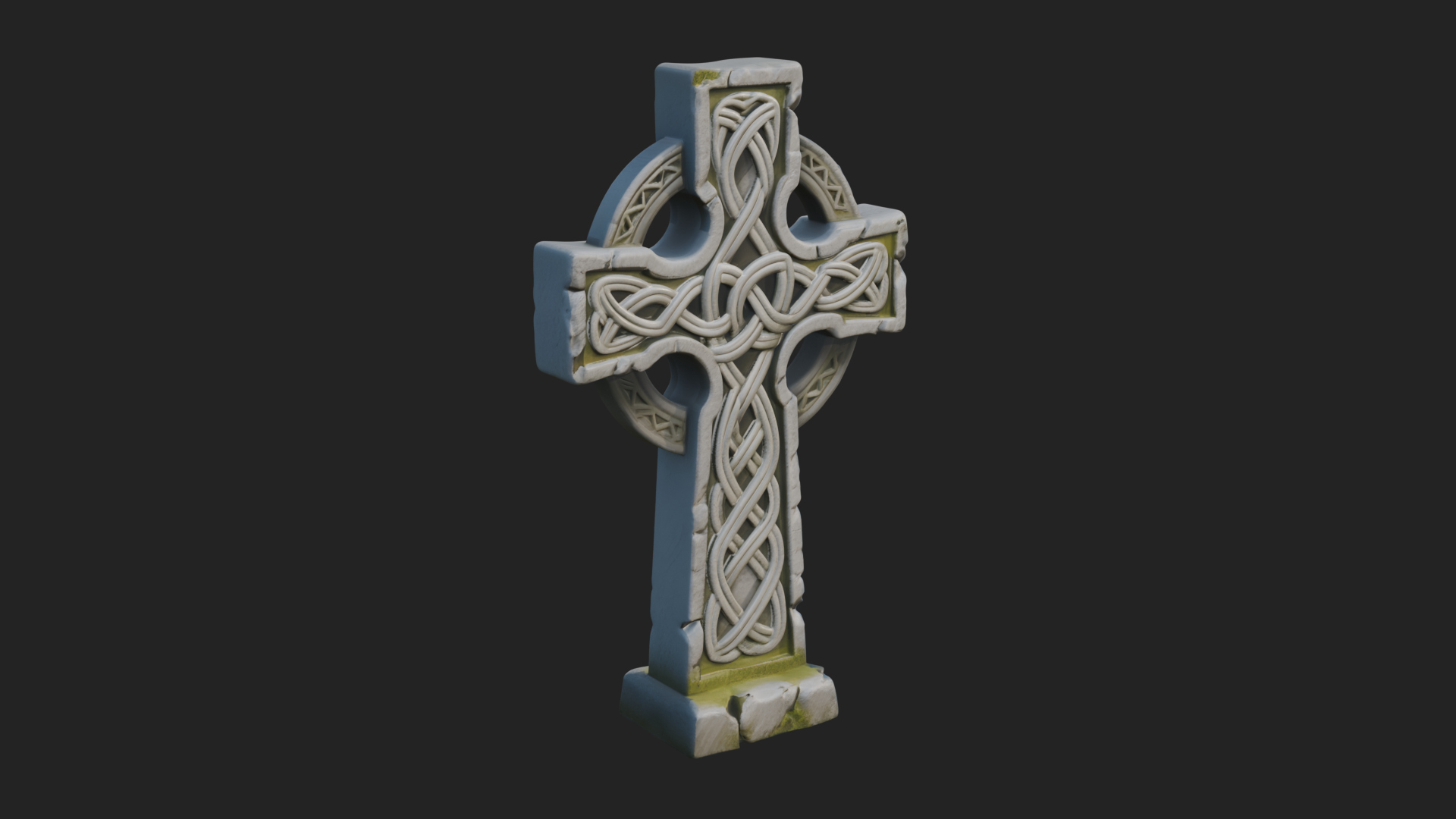 Celtic Cross Statue Design 7 3D Print Model 3D Model