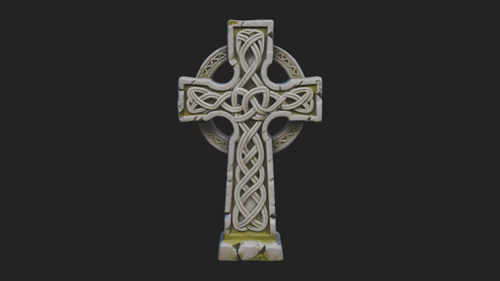 Celtic Cross Statue Design 7 3D Print Model 3D Model