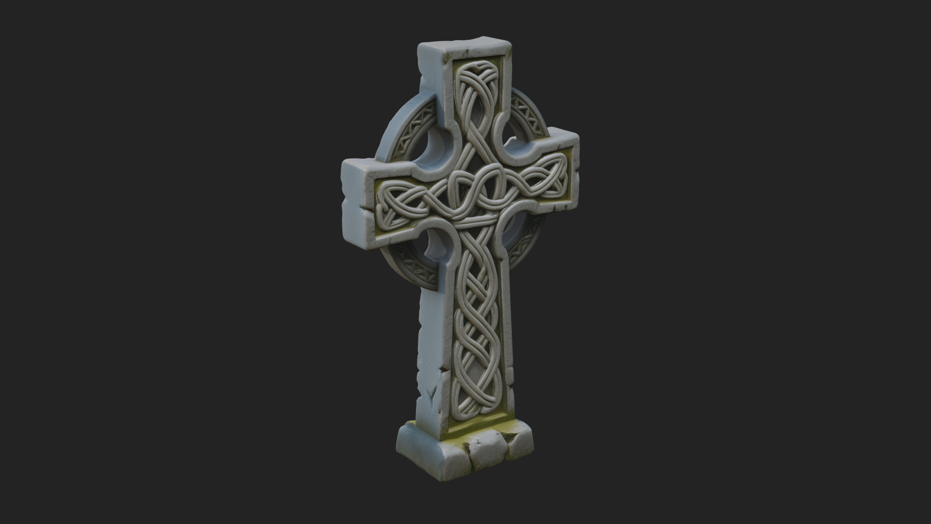 Celtic Cross Statue Design 7 3D Print Model 3D Model