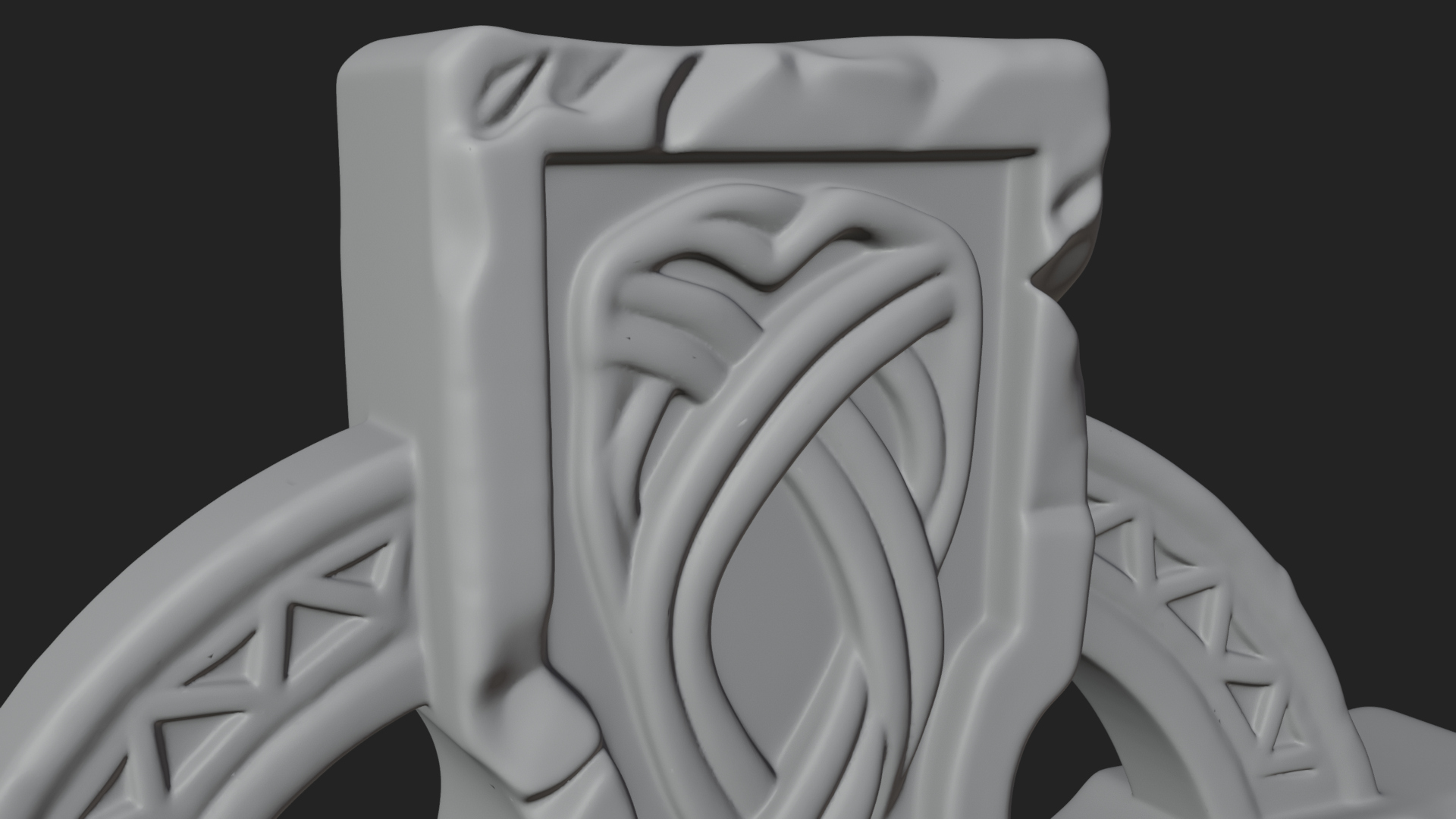 Celtic Cross Statue Design 7 3D Print Model 3D Model