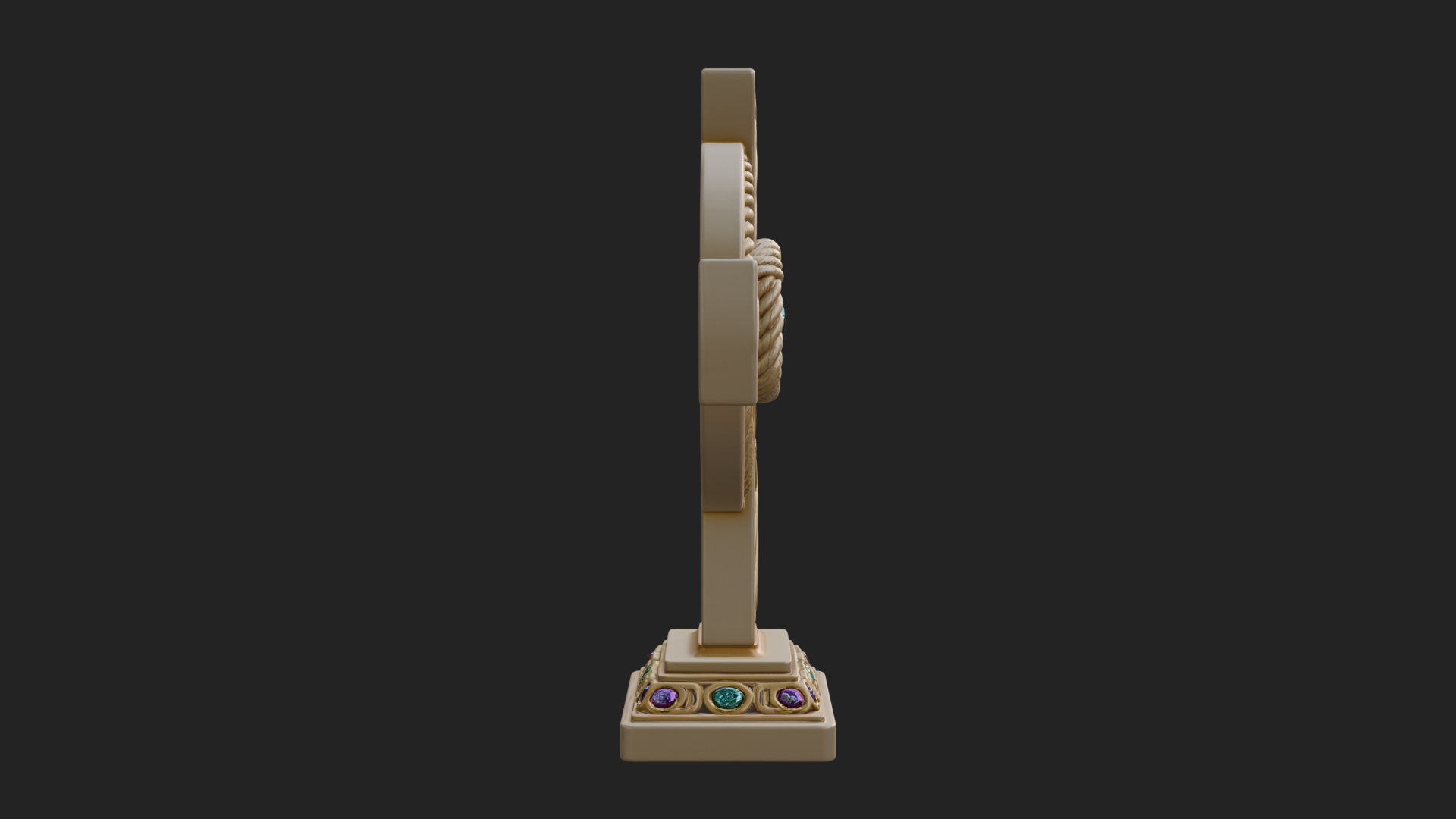 Celtic Cross Statue Design 8 3D Print Model 3D Model