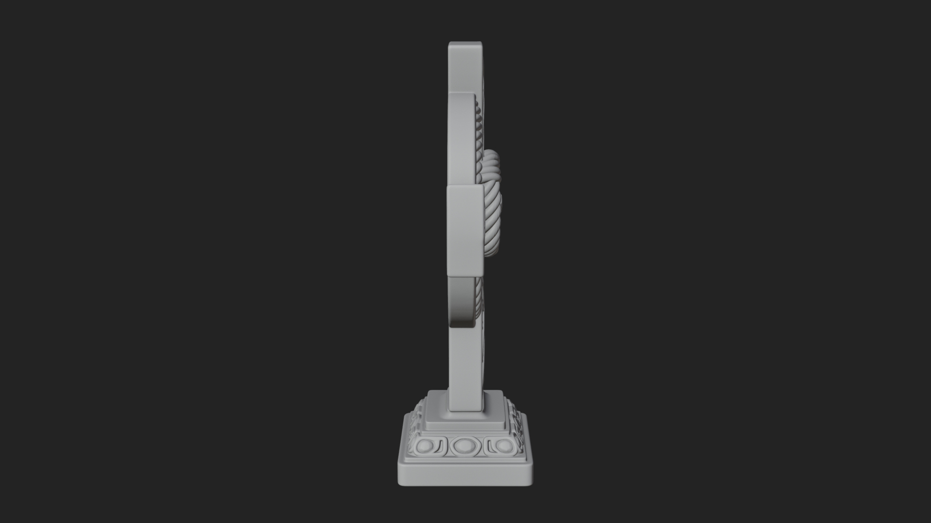 Celtic Cross Statue Design 8 3D Print Model 3D Model