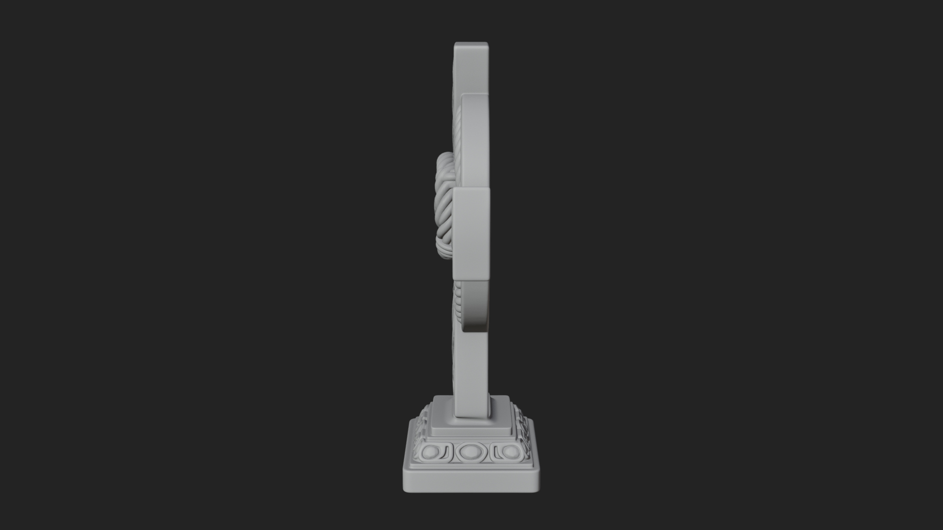 Celtic Cross Statue Design 8 3D Print Model 3D Model
