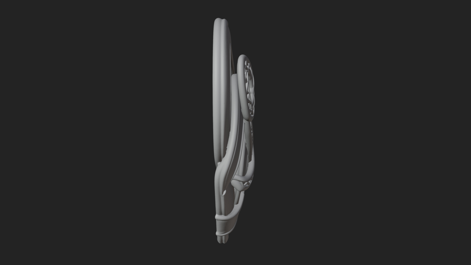 Celtic Knot Heart Pendant Design 3 3D Print Model 3D Model