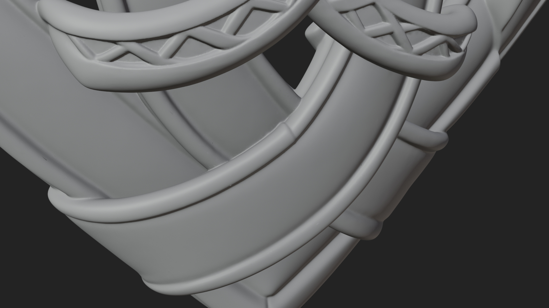 Celtic Knot Heart Pendant Design 3 3D Print Model 3D Model