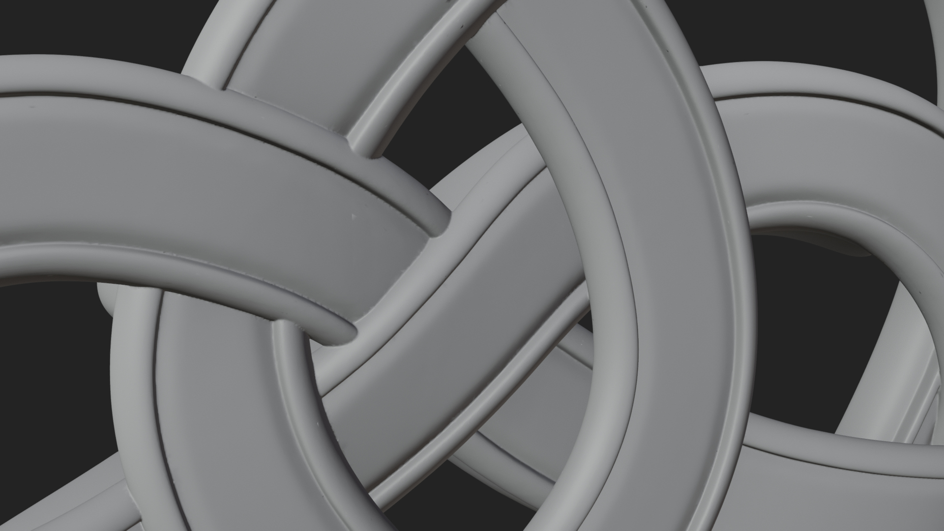 Celtic Knot Heart Pendant Design 4 3D Print Model 3D Model