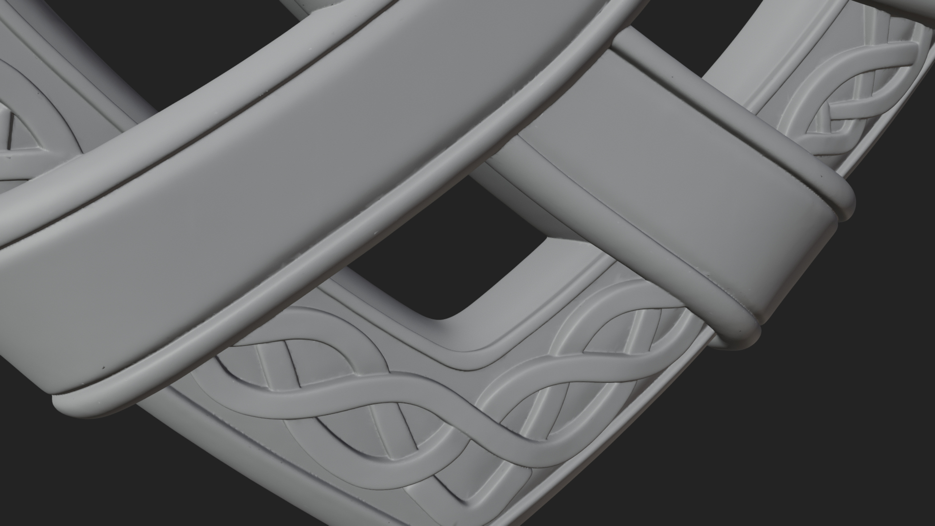 Celtic Knot Heart Pendant Design 4 3D Print Model 3D Model