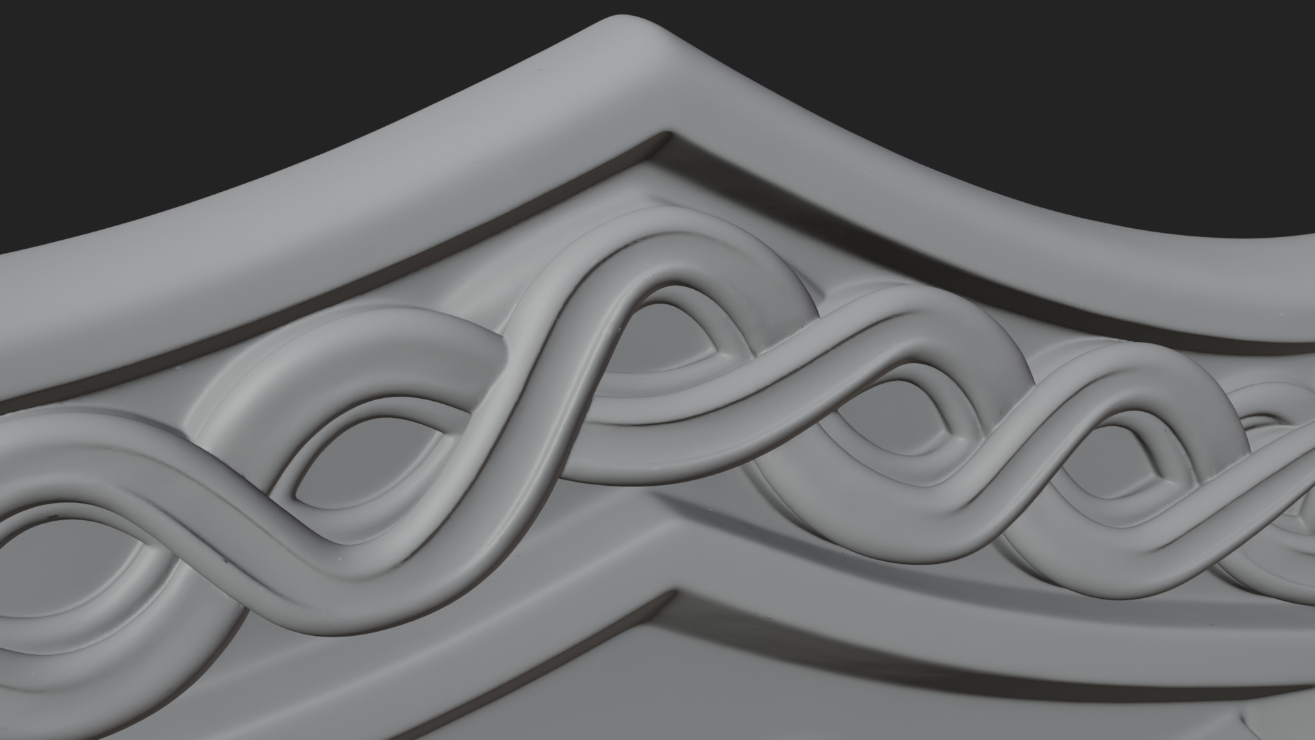Celtic Knot Shamrock Plaque Design 5 3D Print Model 3D Model