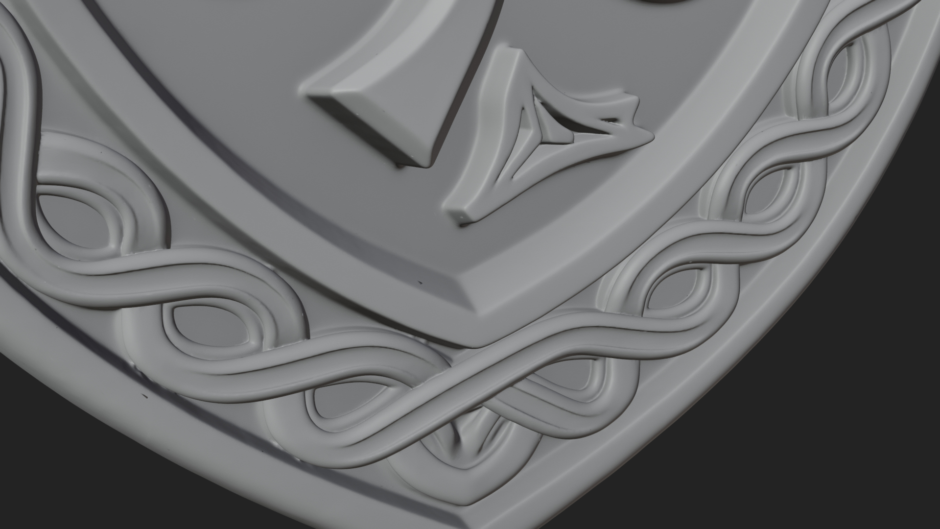 Celtic Knot Shamrock Plaque Design 5 3D Print Model 3D Model