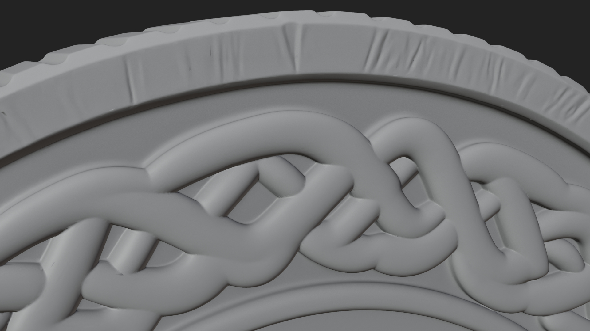 Celtic Knot Shamrock Plaque Design 7 3D Print Model 3D Model