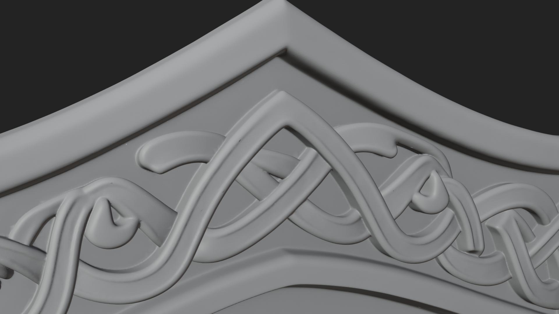 Celtic Knot Shamrock Plaque Design 9 3D Print Model 3D Model