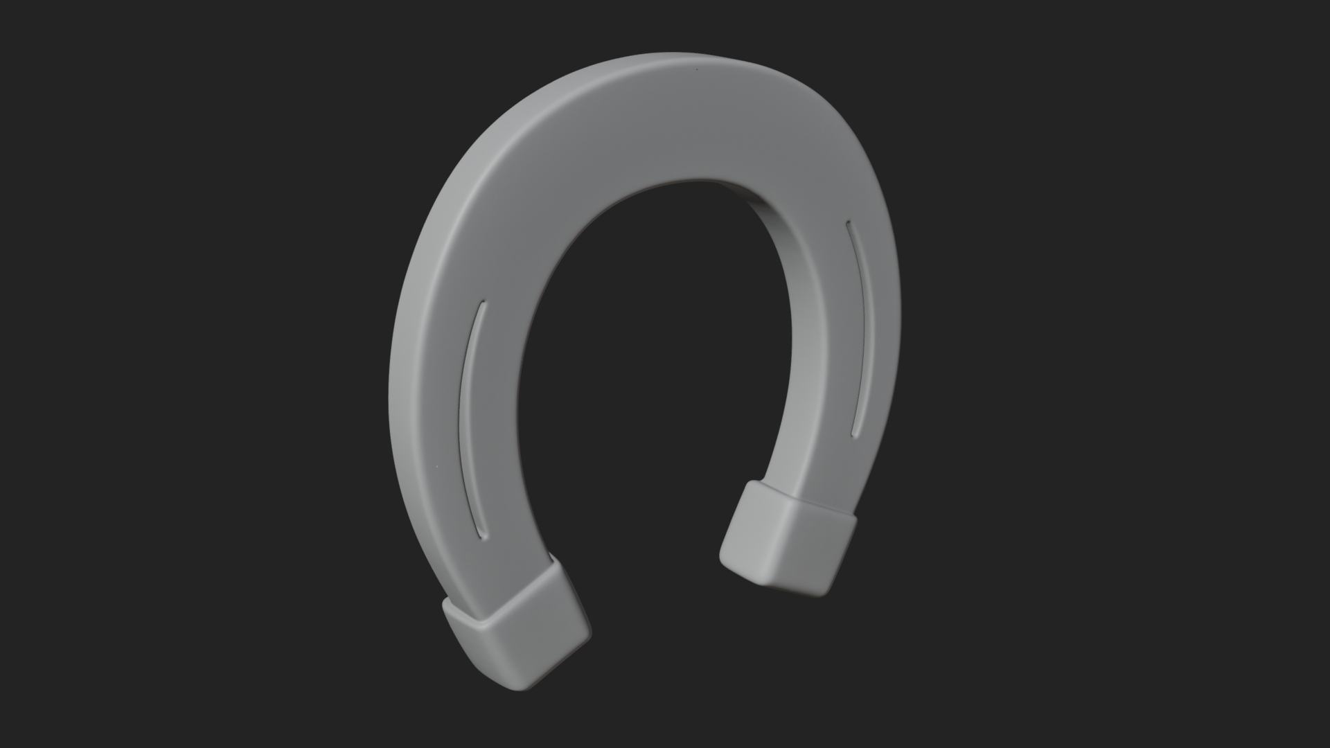 Celtic Lucky Horseshoe Plaque Design 5 3D Print Model 3D Model