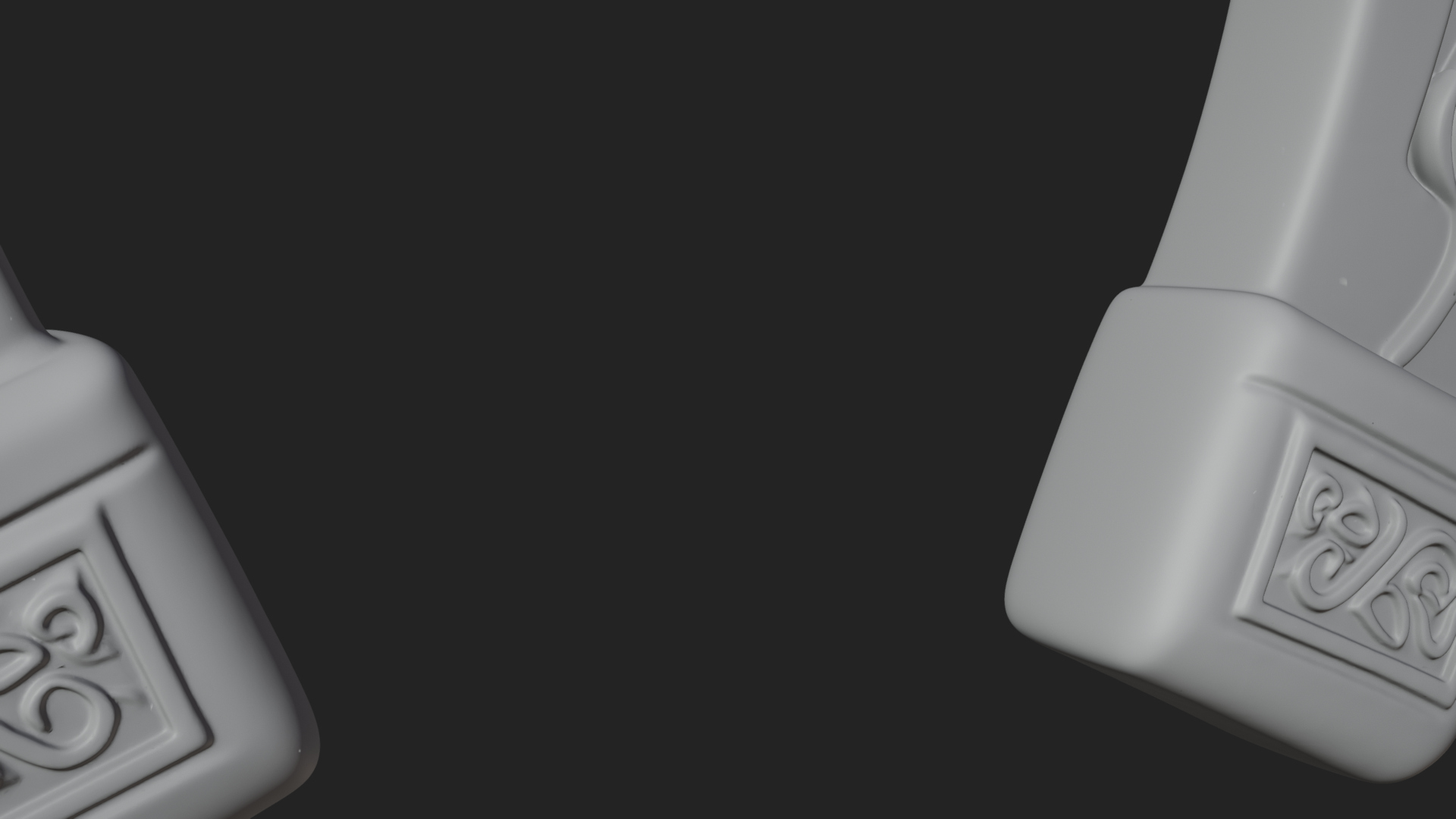 Celtic Lucky Horseshoe Plaque Design 5 3D Print Model 3D Model