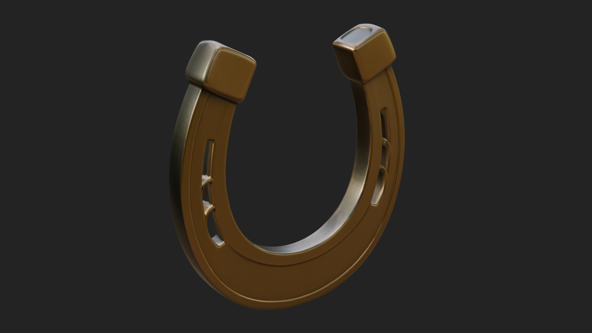 Celtic Lucky Horseshoe Plaque Design 6 3D Print Model 3D Model