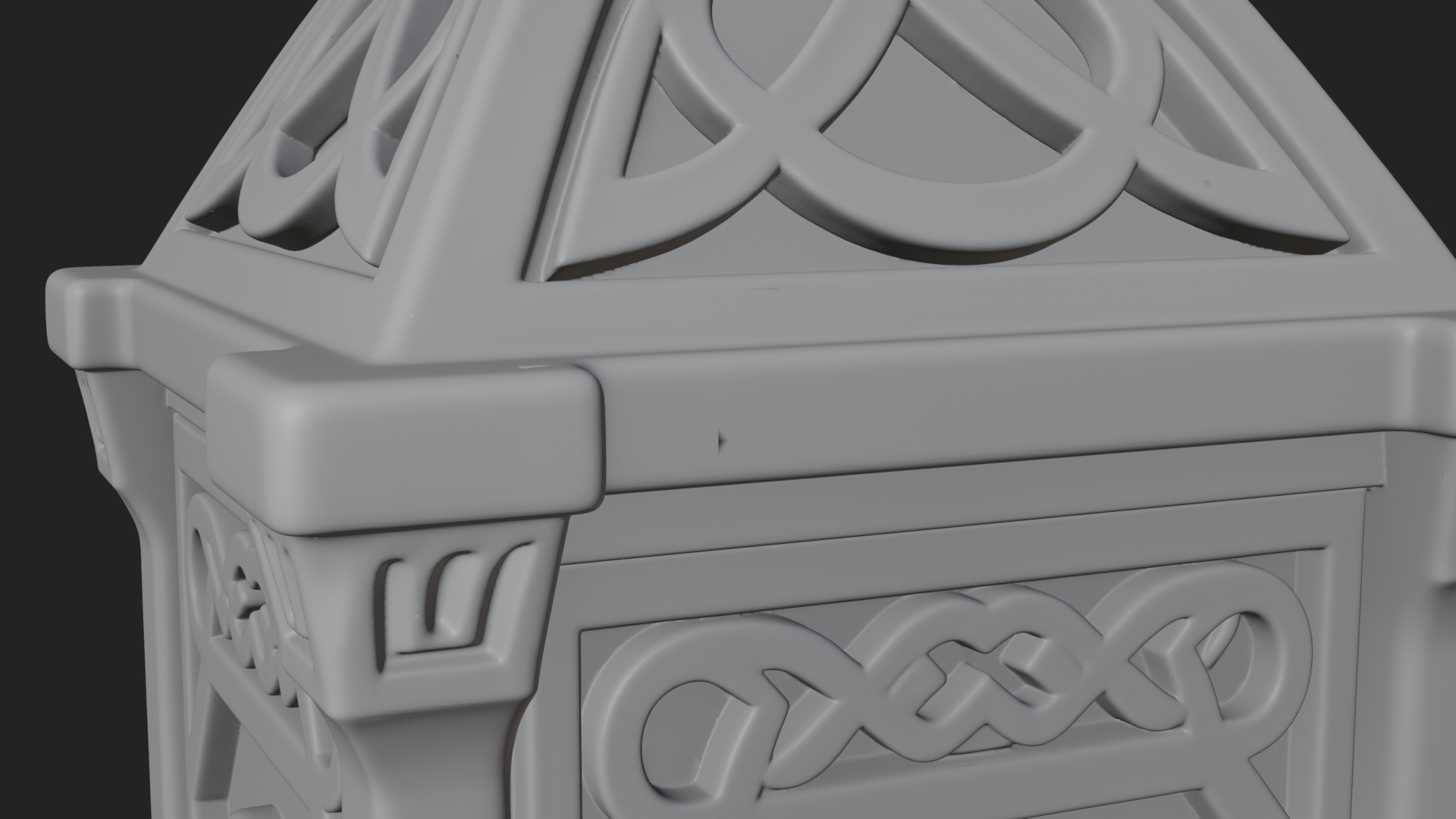 Celtic Shamrock Lantern Model Design 1 3D Print Model 3D Model