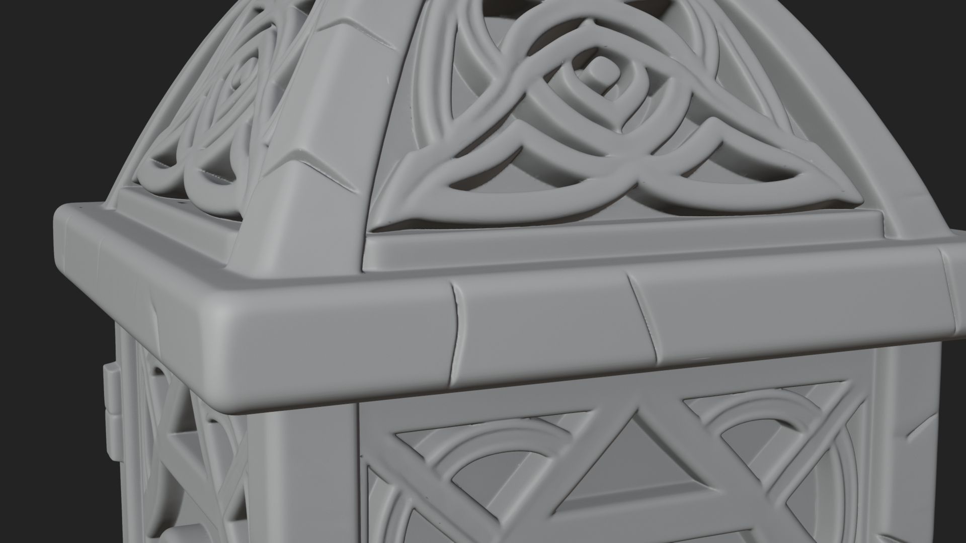 Celtic Shamrock Lantern Model Design 2 3D Print Model 3D Model
