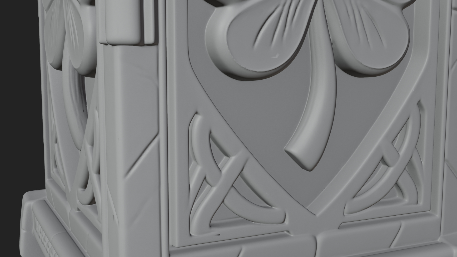 Celtic Shamrock Lantern Model Design 4 3D Print Model 3D Model