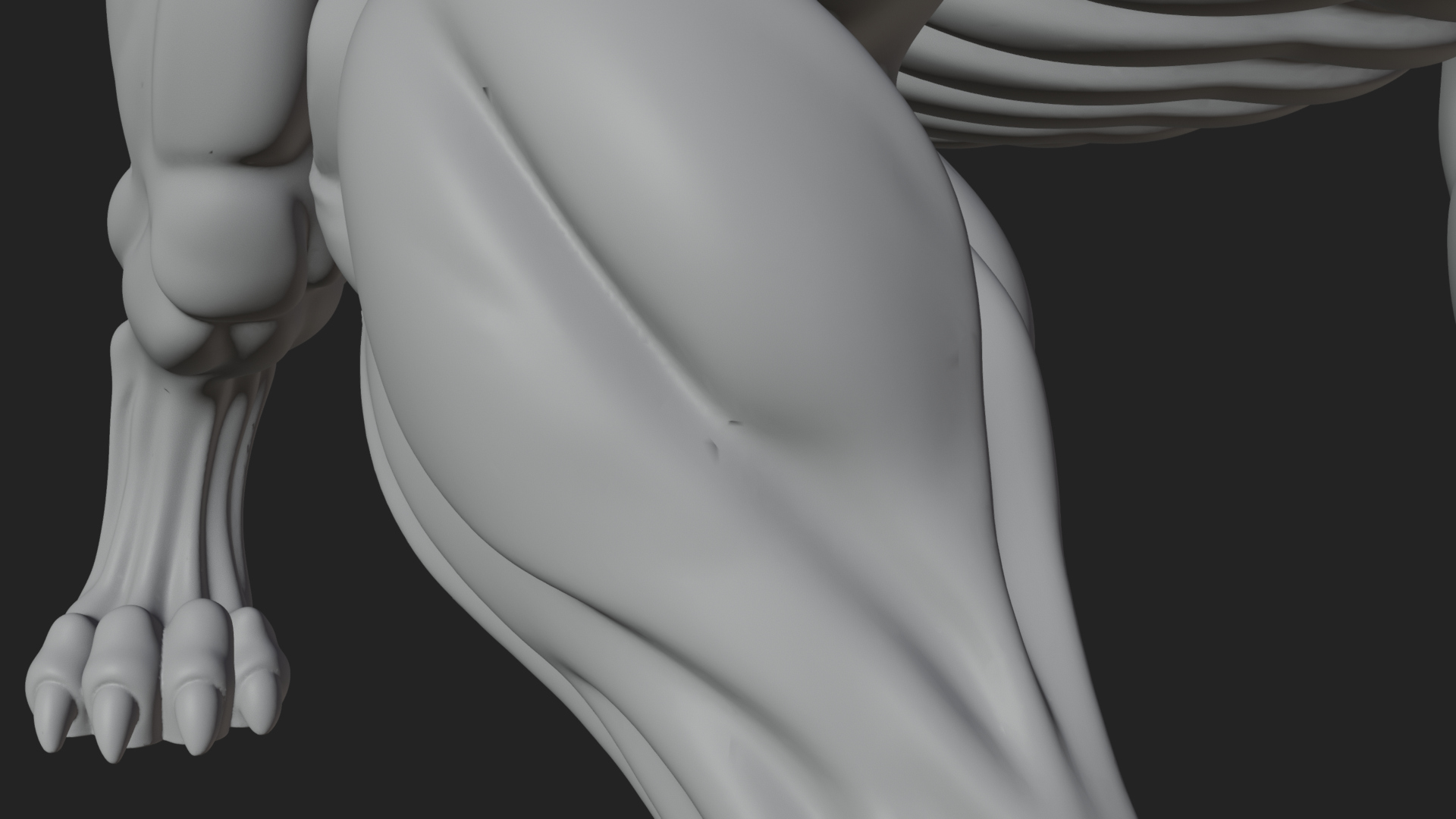 Cerberus Three-Headed Dog Statue Design 10 3D Print Model 3D Model