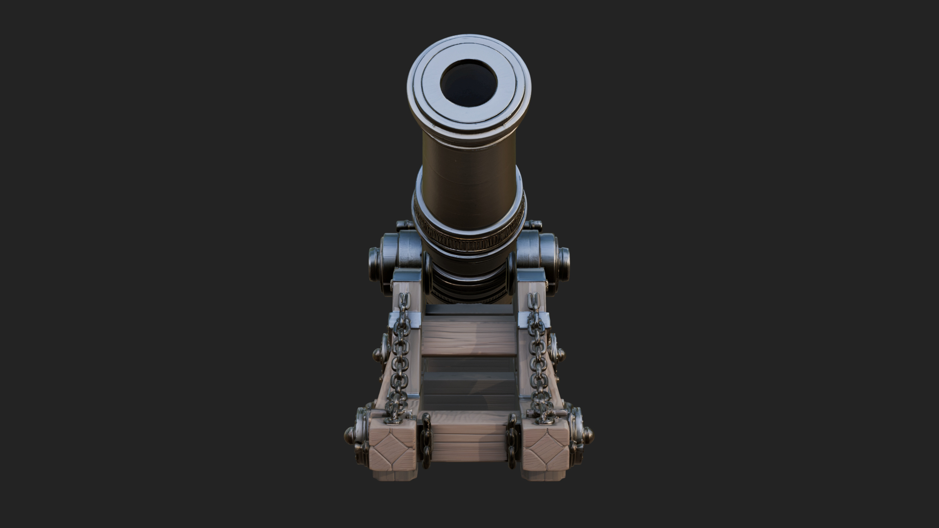 Chained Sledge Mortar Model Design 1 3D Print Model 3D Model