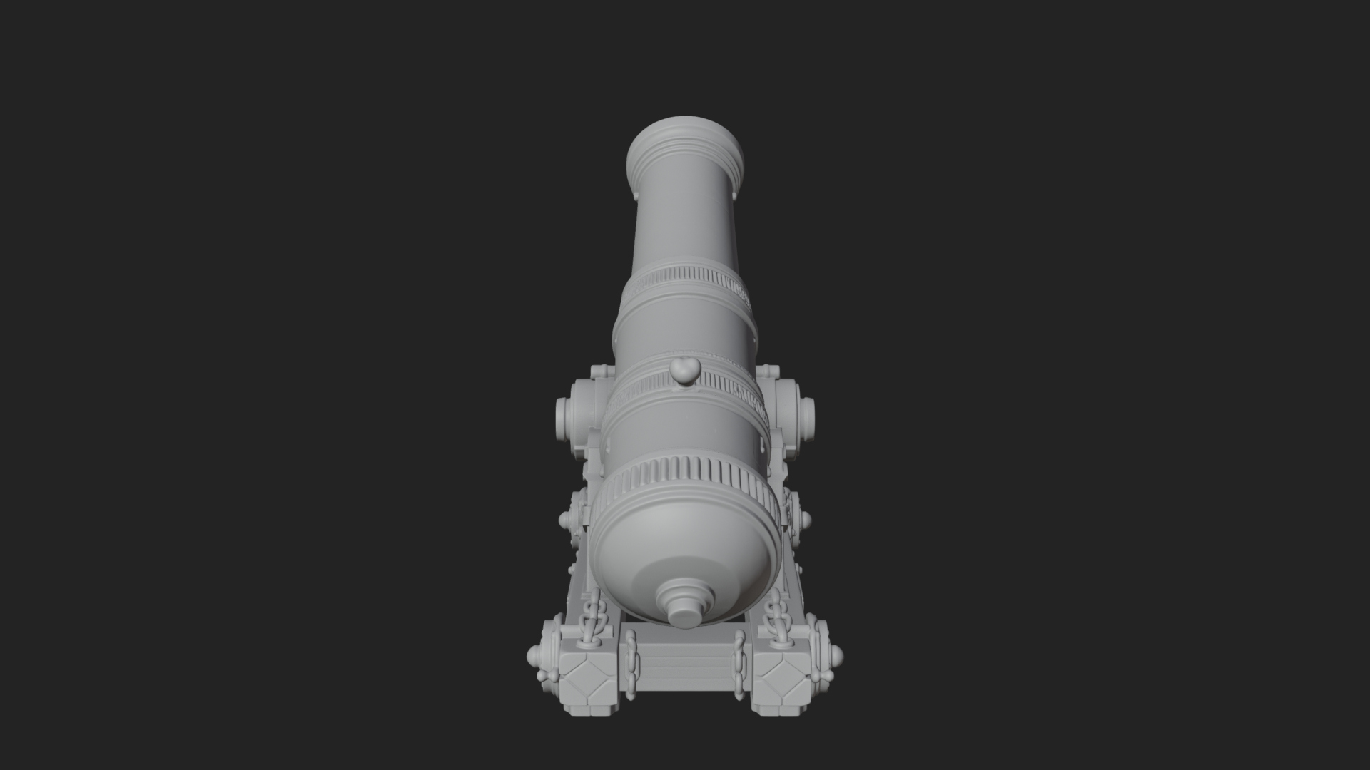 Chained Sledge Mortar Model Design 1 3D Print Model 3D Model