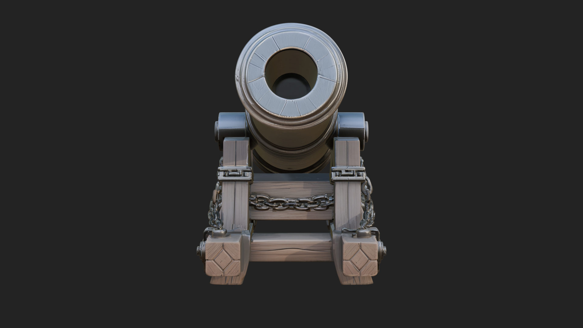 Chained Sledge Mortar Model Design 2 3D Print Model 3D Model