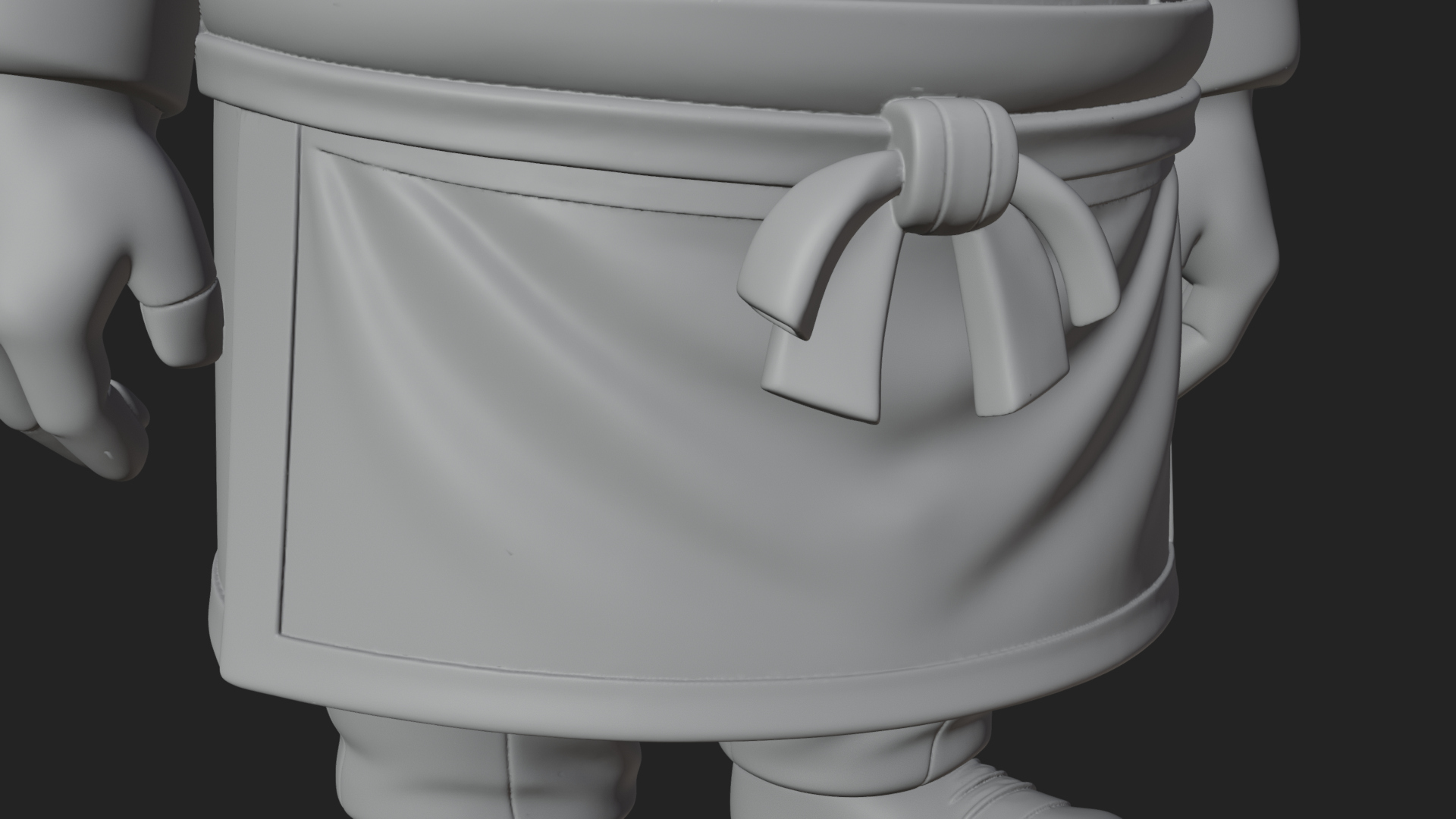 Chef Man Statue Design 10 3D Print Model 3D Model
