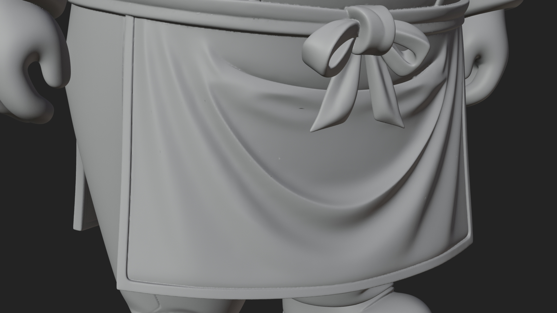Chef Man Statue Design 11 3D Print Model 3D Model