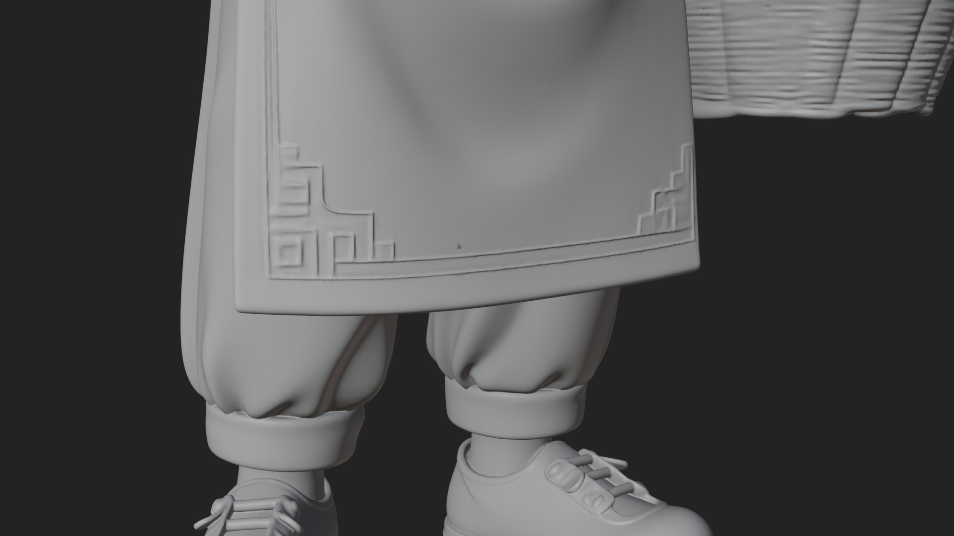 Chef Man Statue Design 12 3d Print Model 3D Model