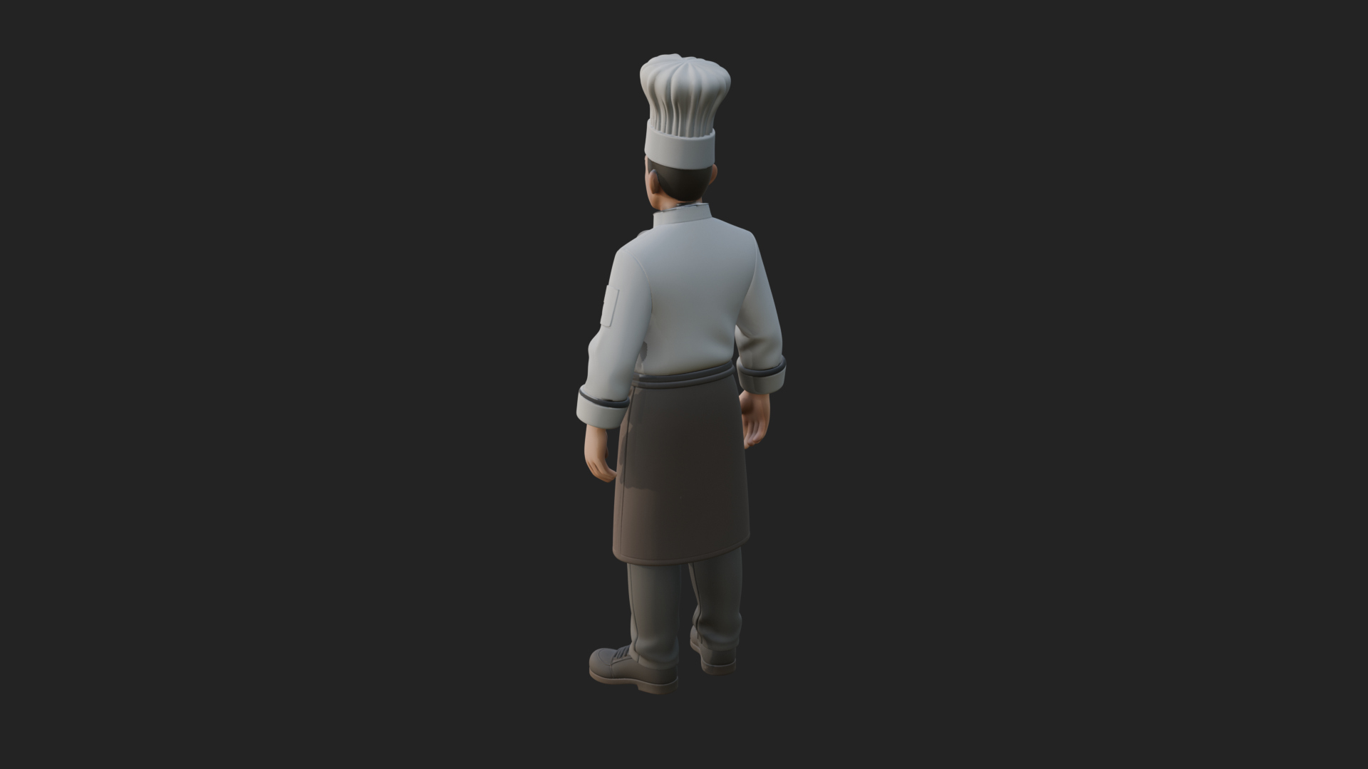 Chef Man Statue Design 7 3D Print Model 3D Model