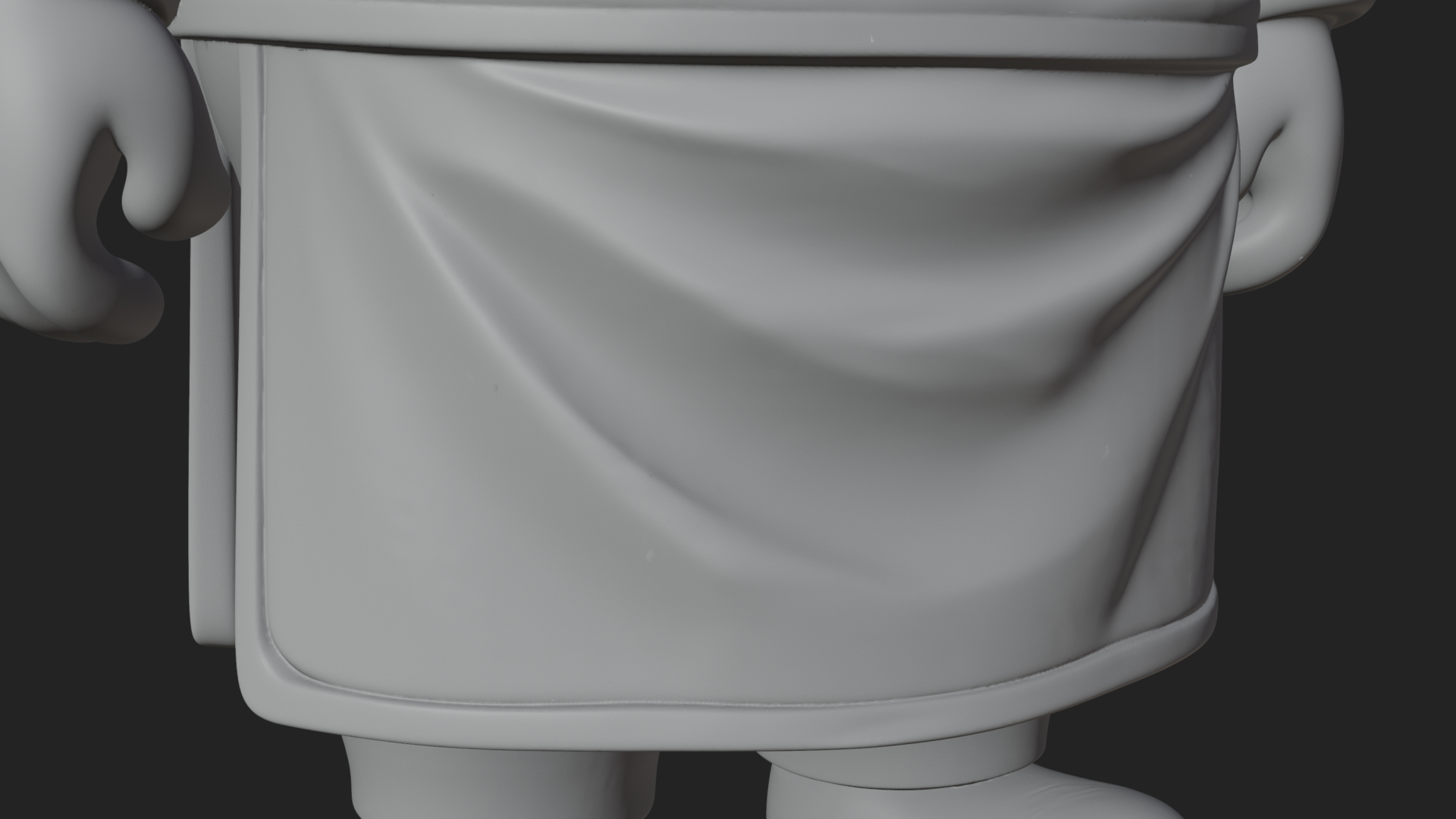 Chef Man Statue Design 8 3D Print Model 3D Model