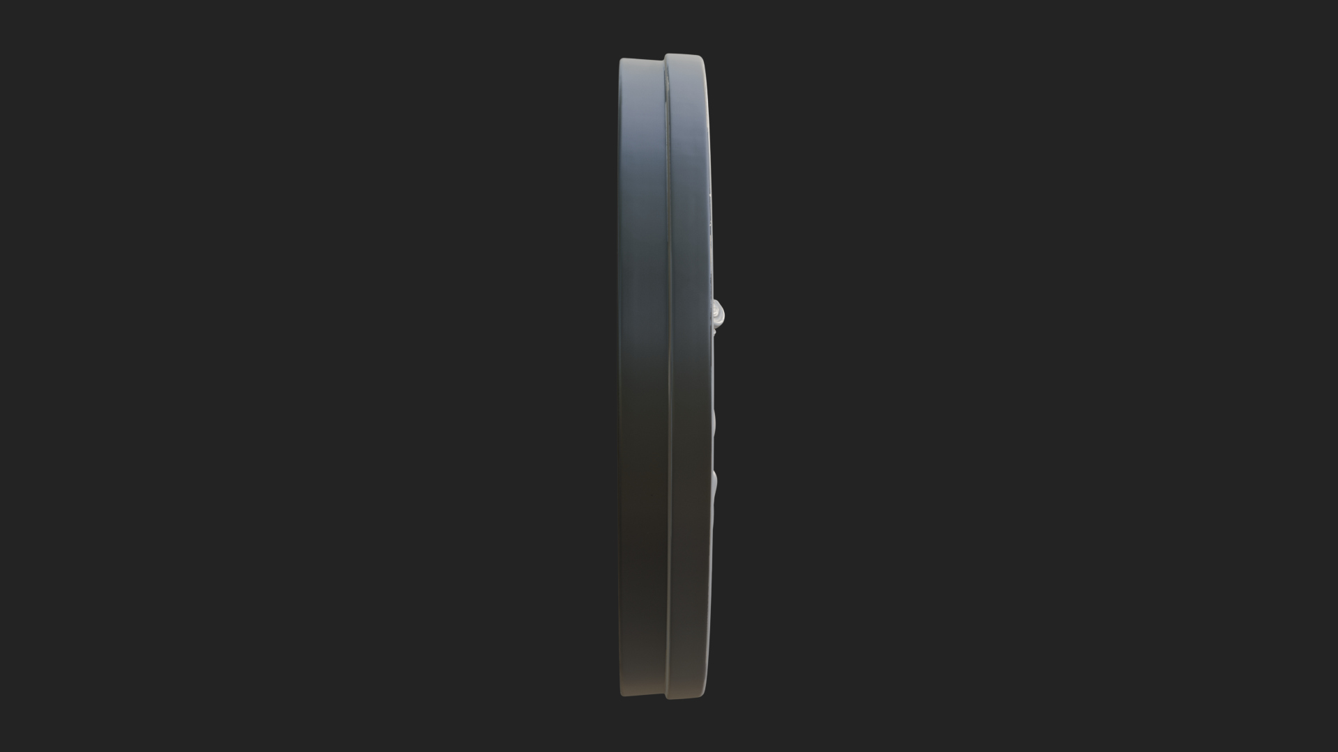 Cherub on Moon Disc Plaque Design 1 3D Print Model 3D Model