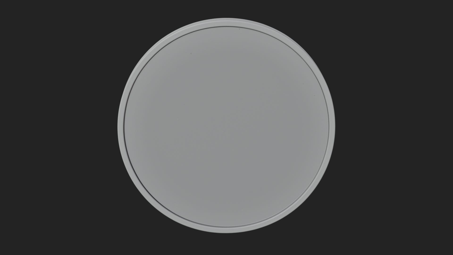 Cherub on Moon Disc Plaque Design 1 3D Print Model 3D Model