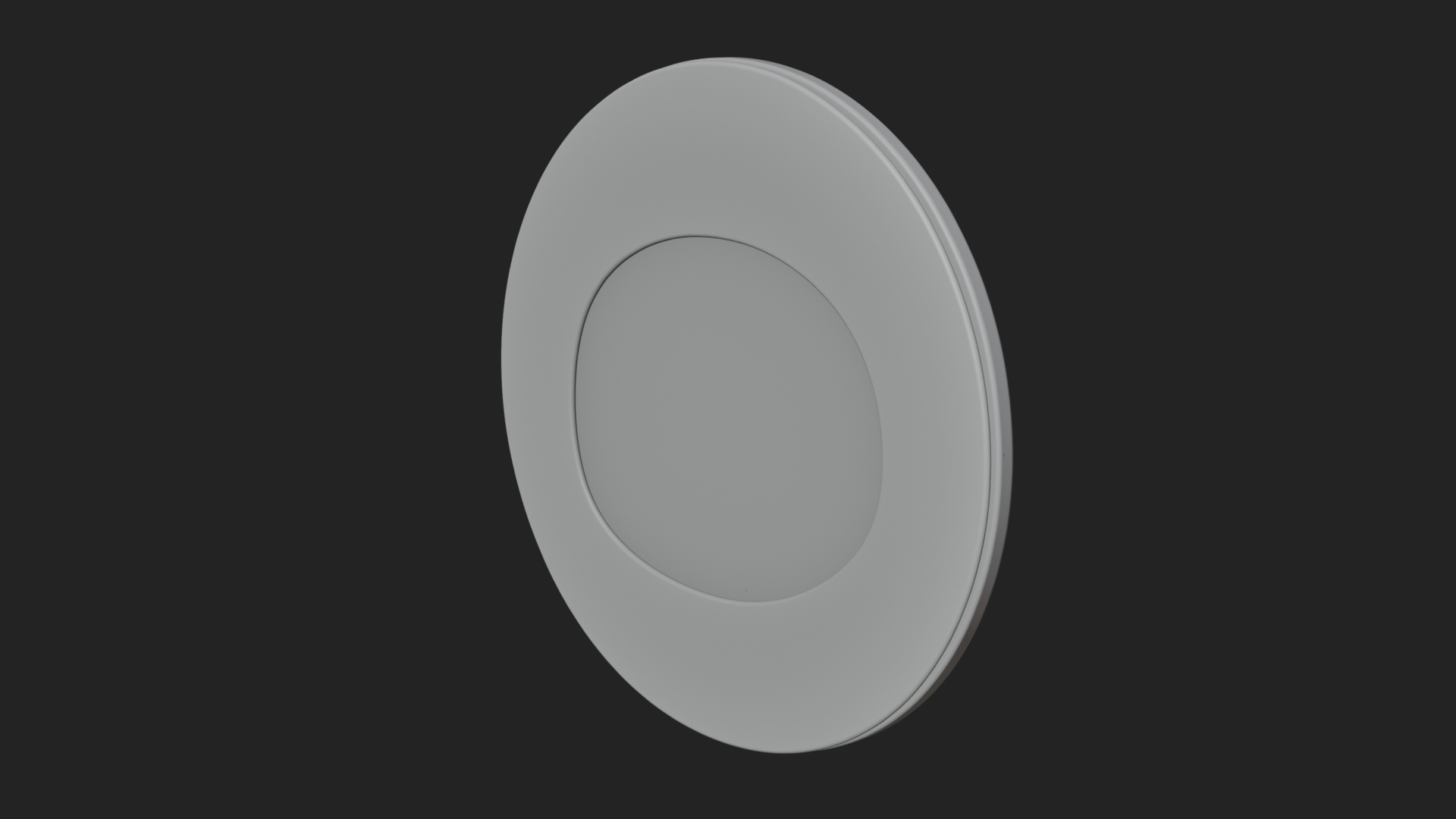 Cherub on Moon Disc Plaque Design 4 3D Print Model 3D Model