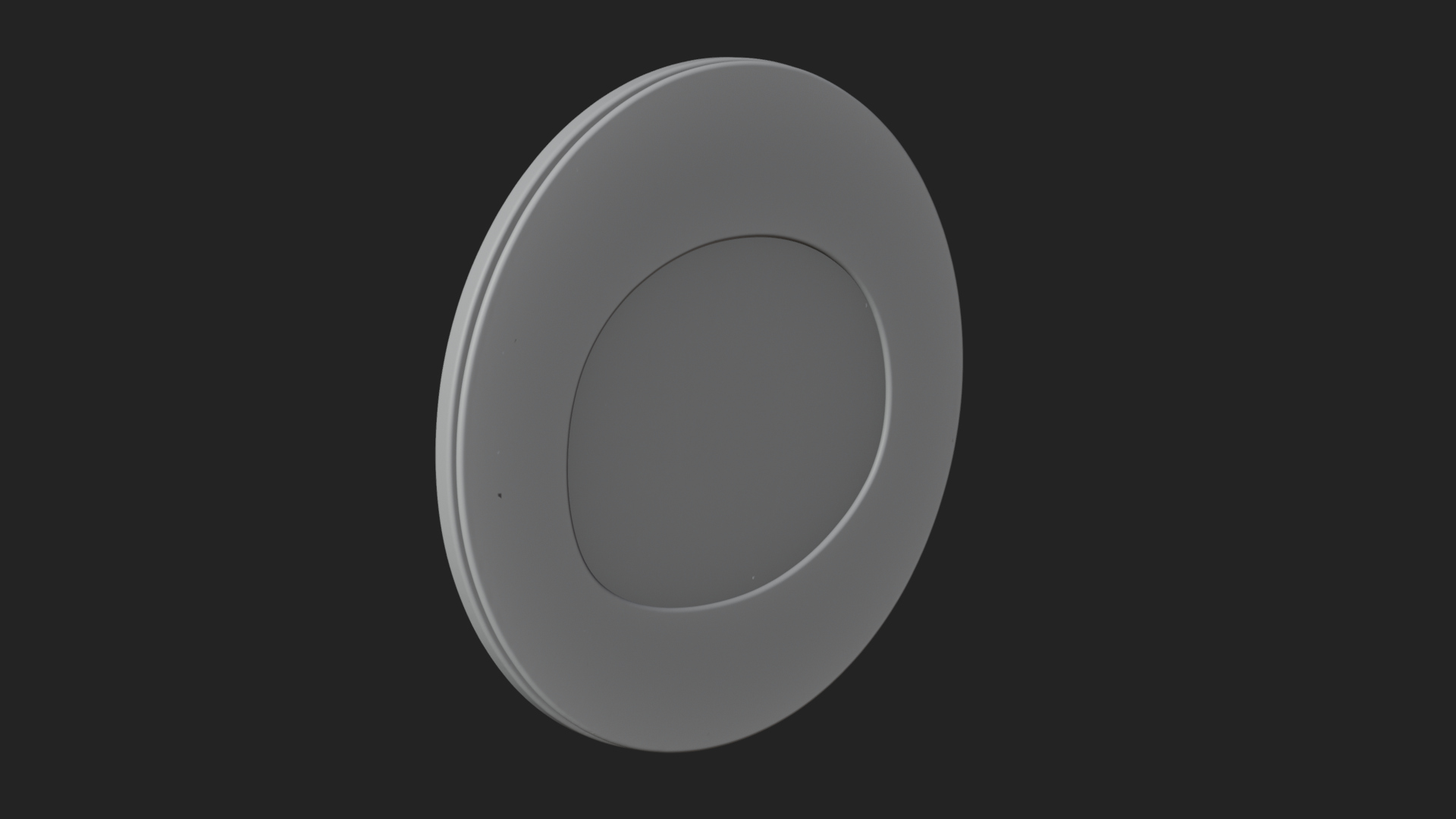 Cherub on Moon Disc Plaque Design 4 3D Print Model 3D Model