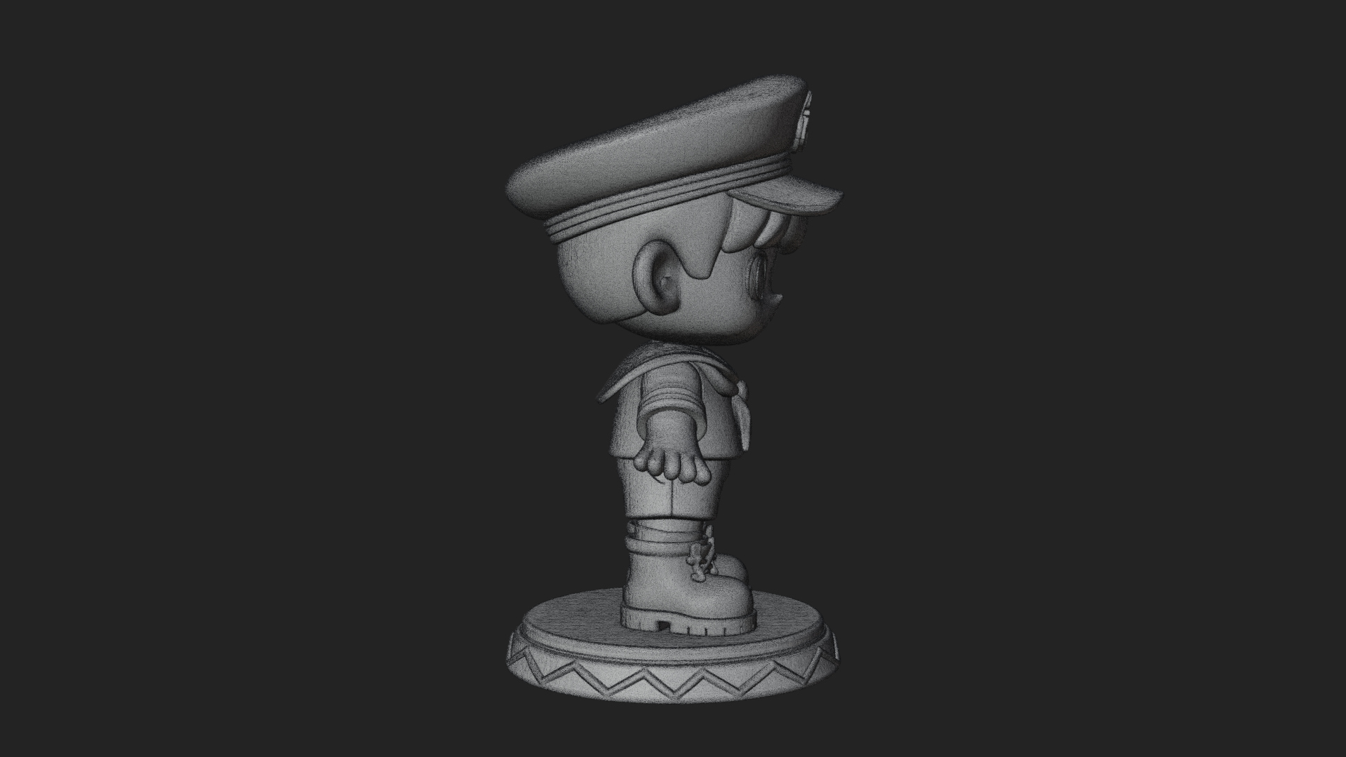Chibi Sailor Boy Statue Design 2 3D Print Model 3D Model