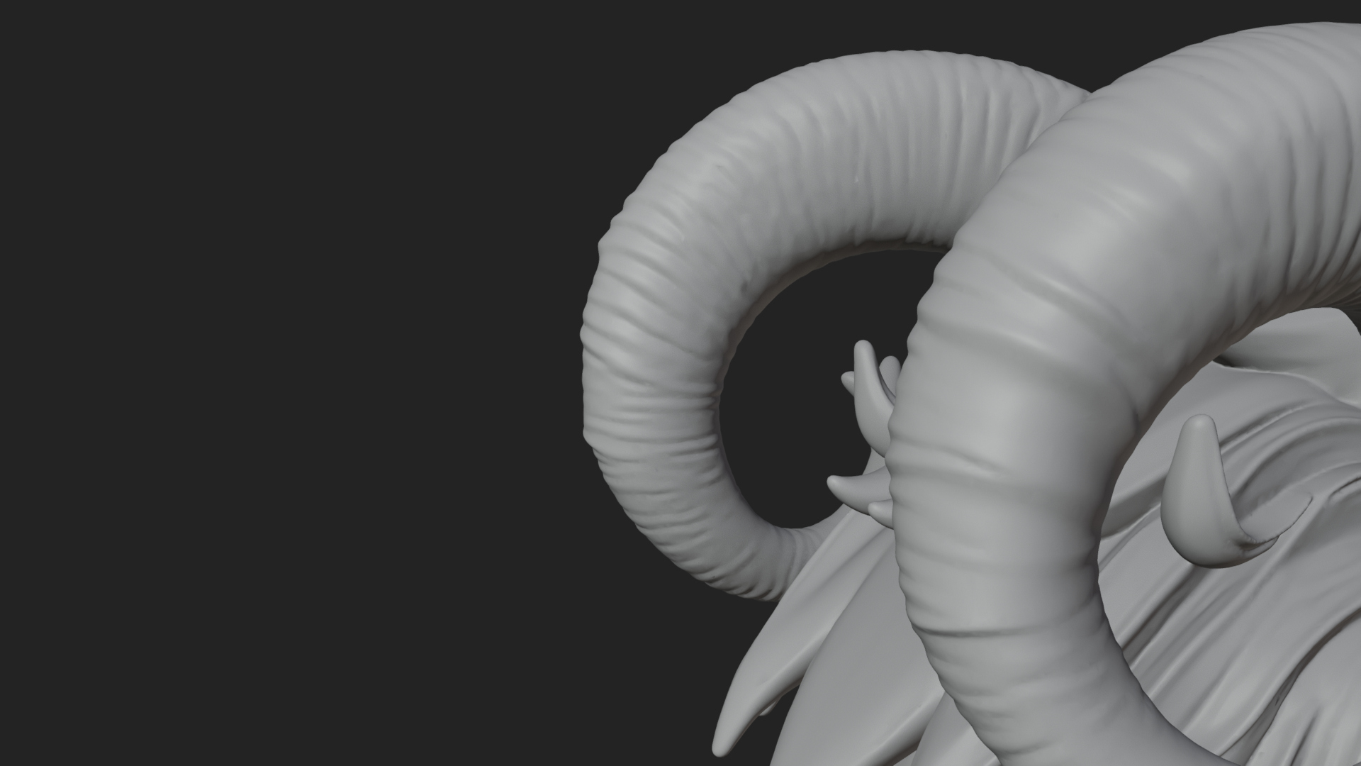 Chimera Mythical Beast Statue Design 12 3D Print Model 3D Model
