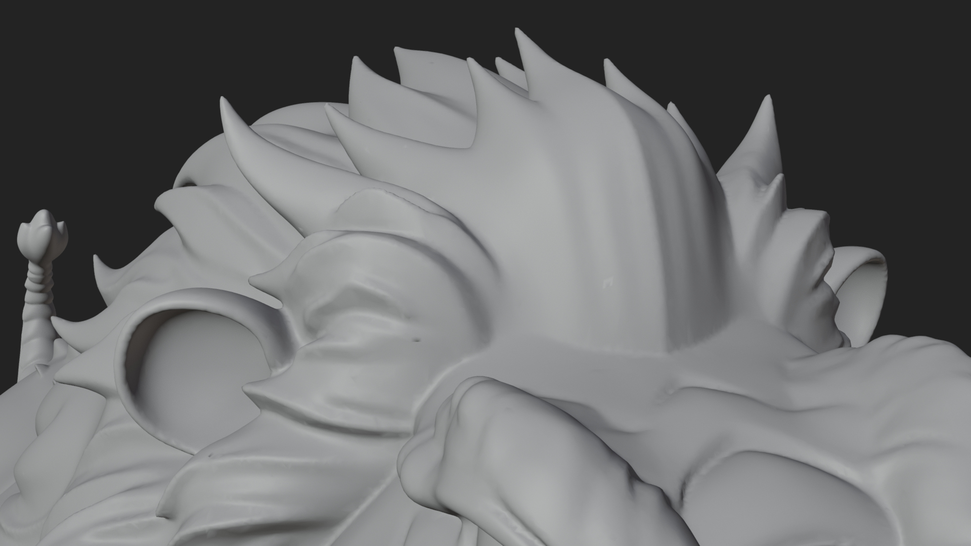 Chimera Mythical Beast Statue Design 15 3D Print Model 3D Model