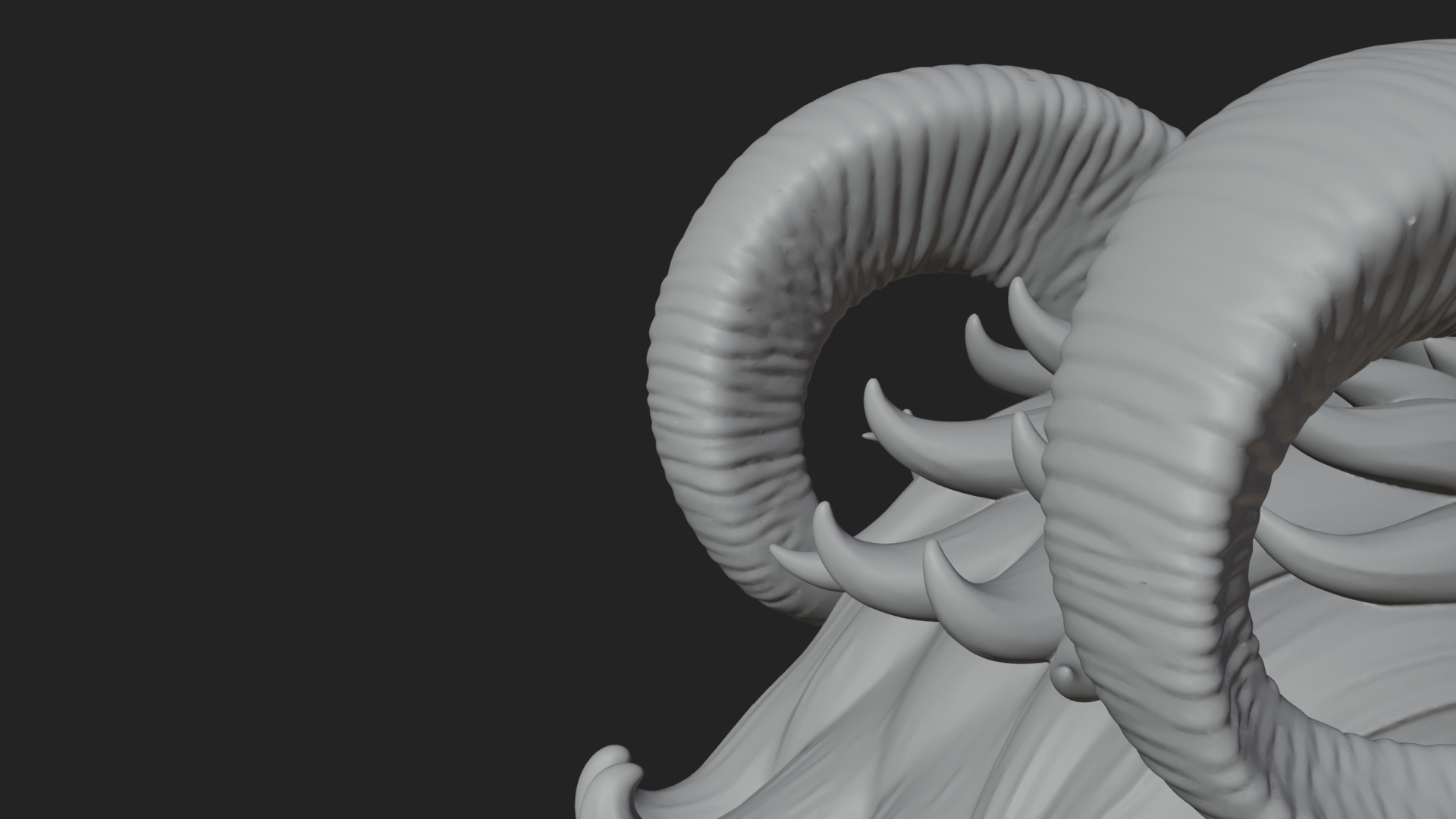 Chimera Mythical Beast Statue Design 7 3D Print Model 3D Model