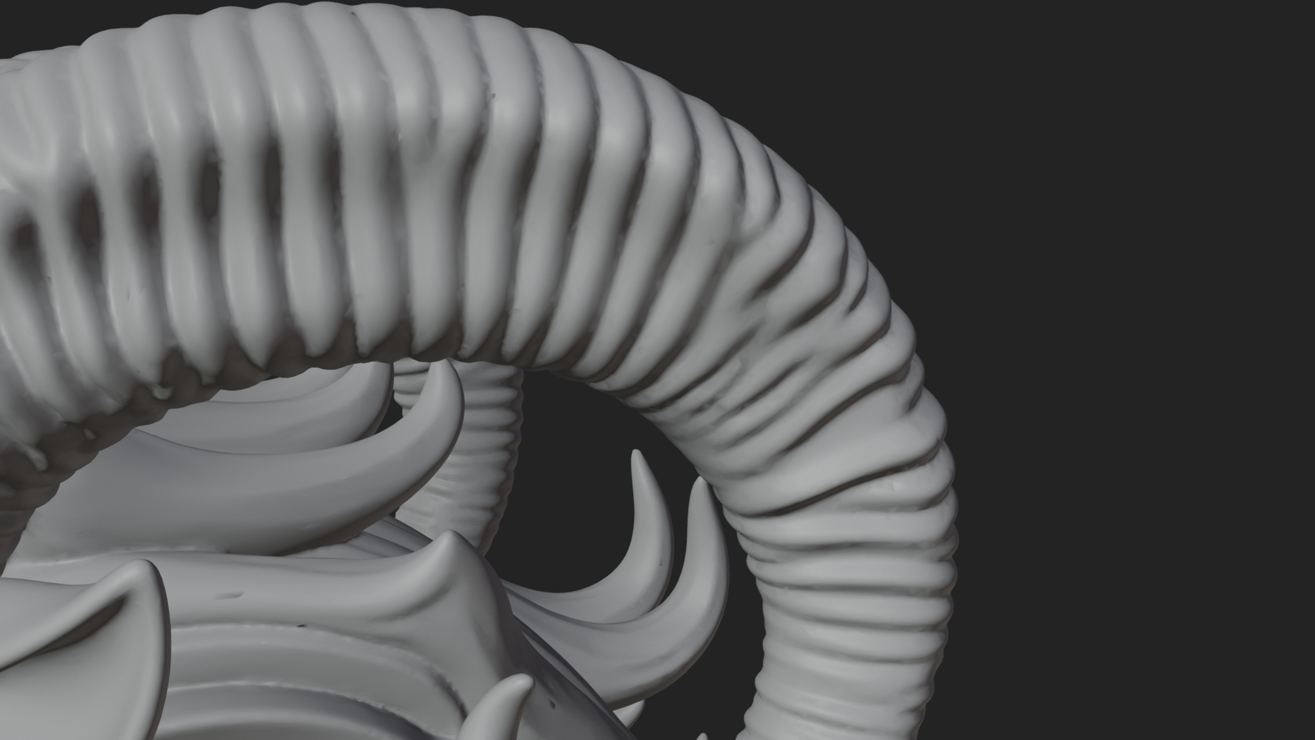 Chimera Mythical Beast Statue Design 8 3D Print Model 3D Model