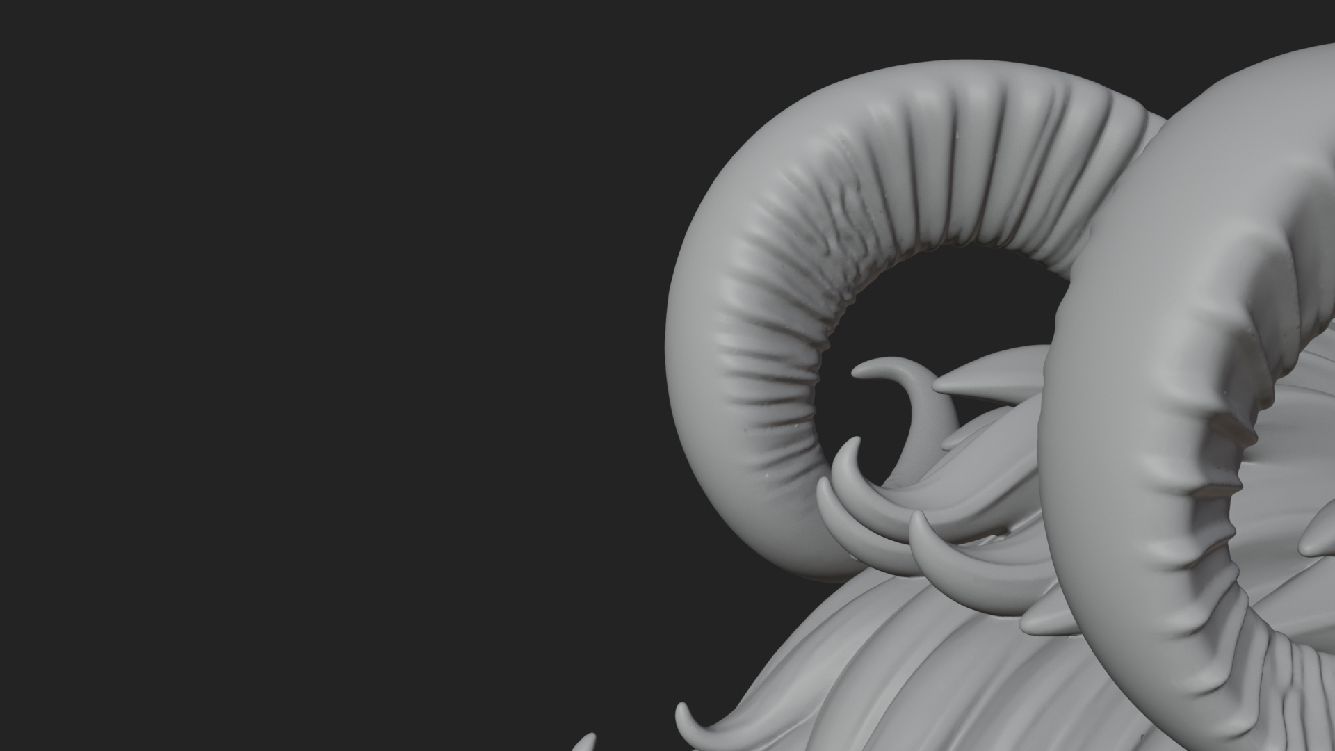 Chimera Mythical Beast Statue Design 9 3D Print Model 3D Model