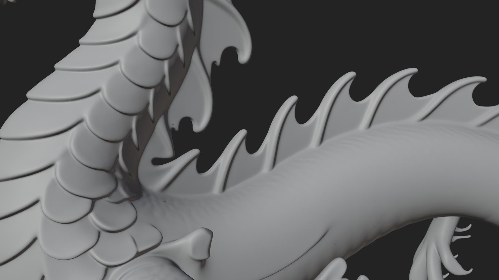 Chinese Dragon Statue Design 10 3D Print Model 3D Model