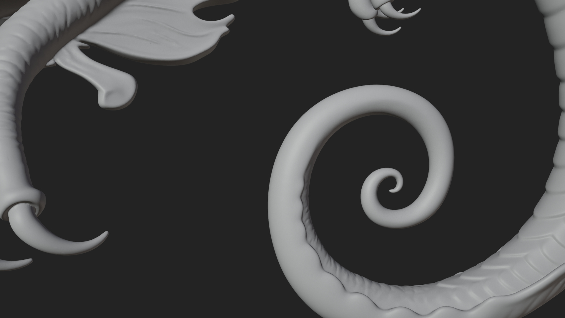 Chinese Dragon Statue Design 10 3D Print Model 3D Model