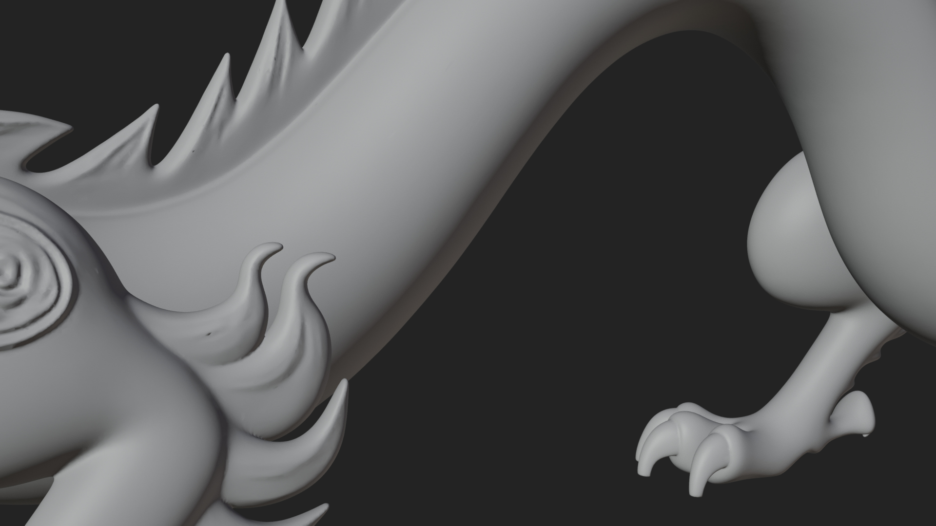 Chinese Dragon Statue Design 11 3D Print Model 3D Model