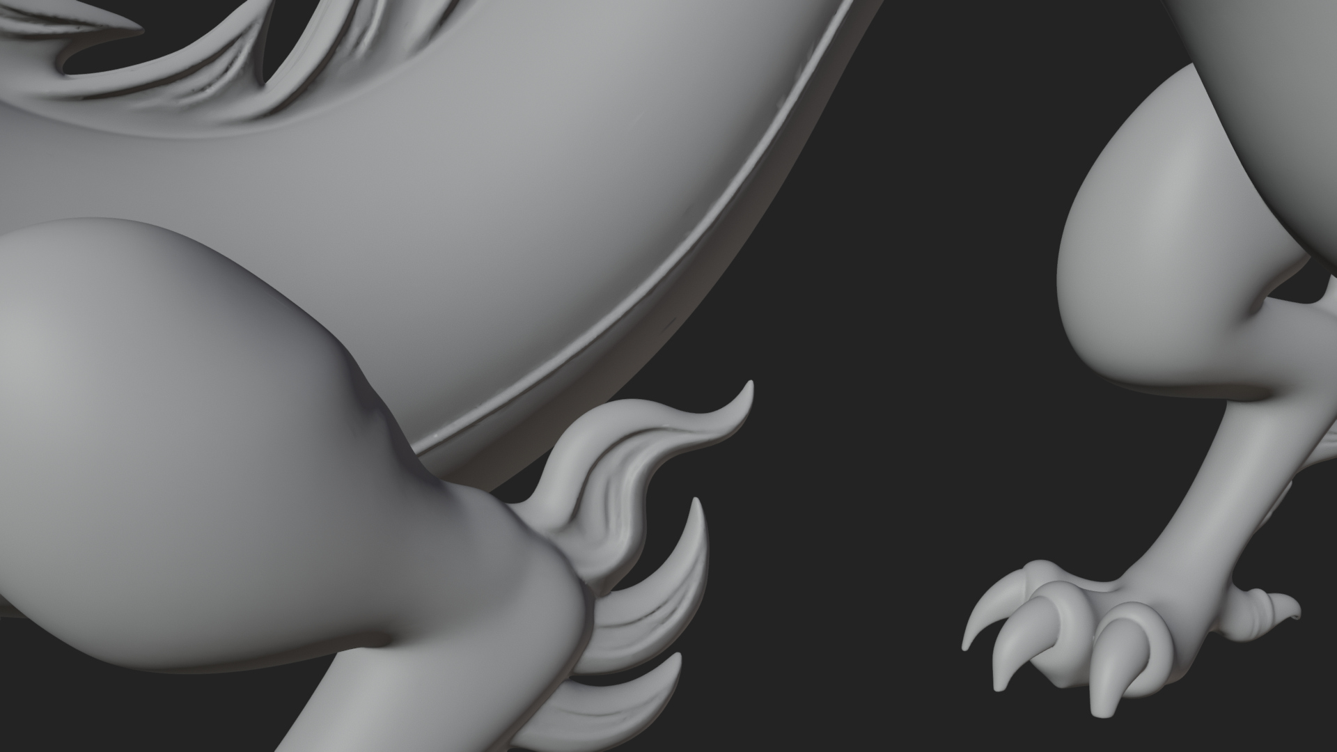 Chinese Dragon Statue Design 5 3D Print Model 3D Model